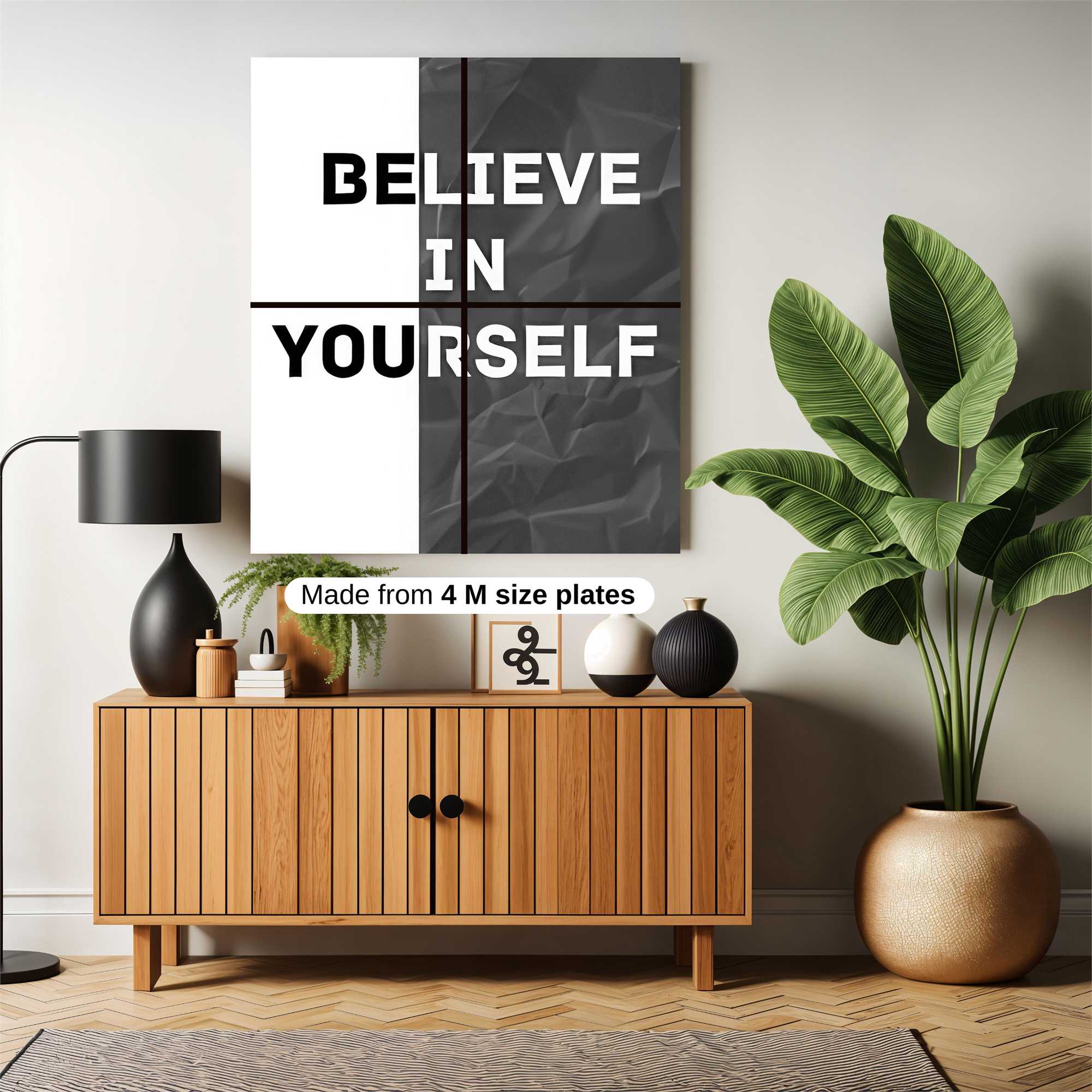 Believe Uplifting Safe Wall Magnetic / M