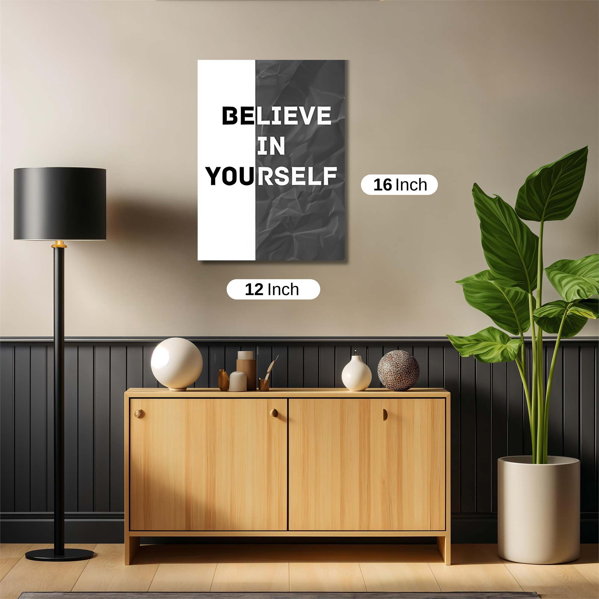 Believe Uplifting Safe Wall Magnetic / M