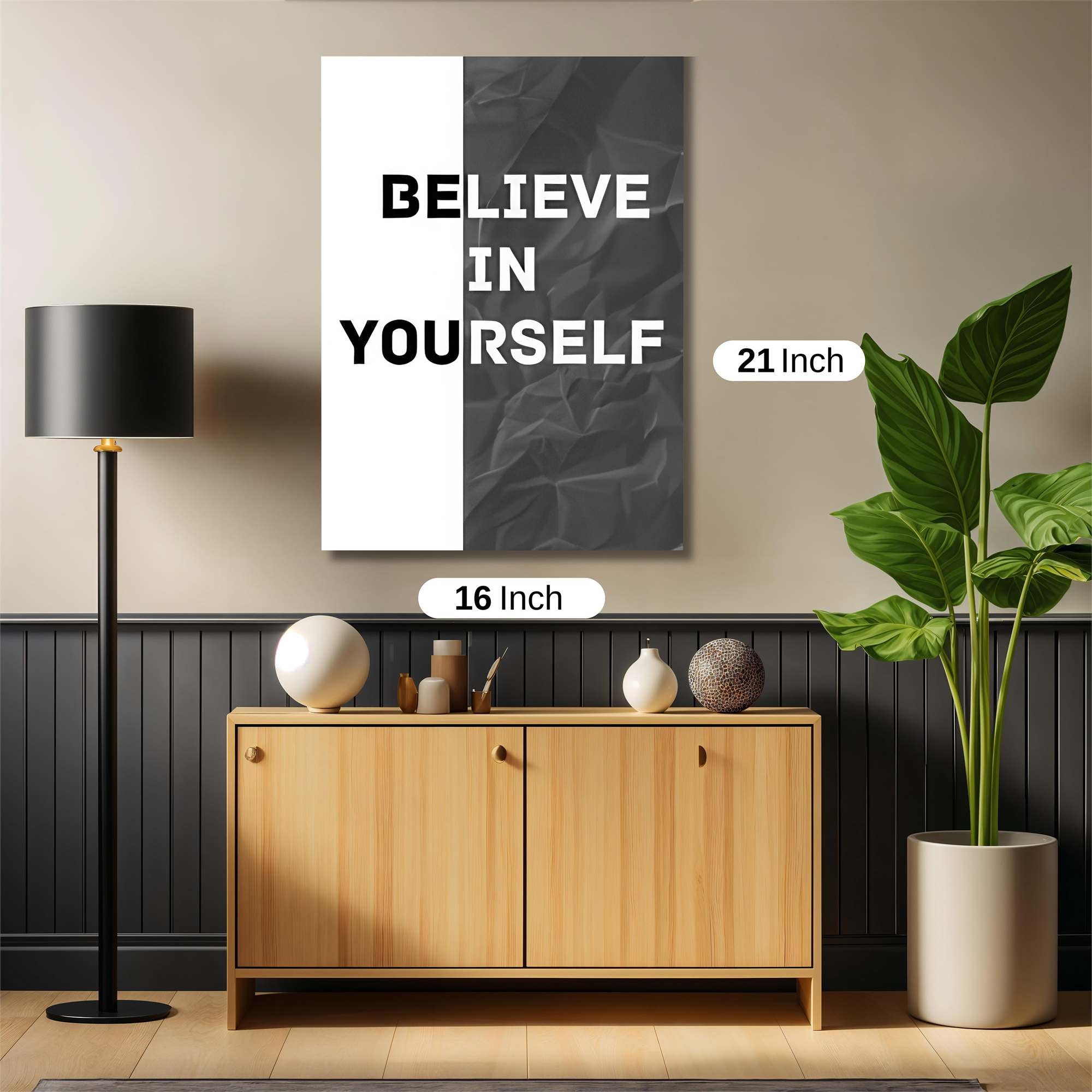 Believe Uplifting Safe Wall Magnetic / M
