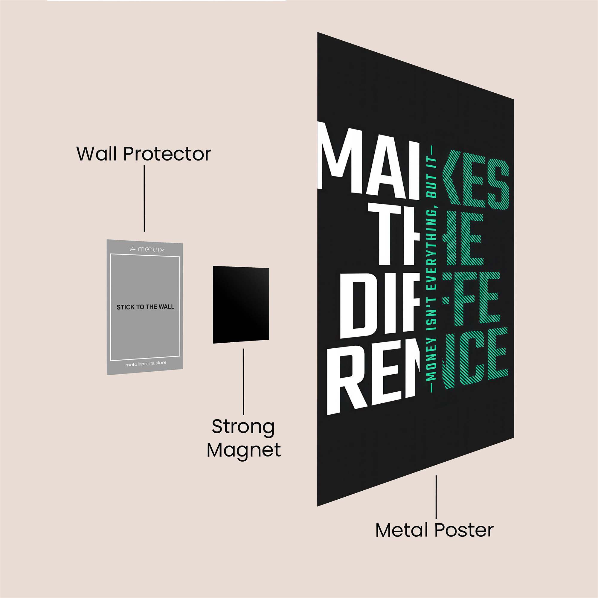Money Matters Safe Wall Magnetic / M