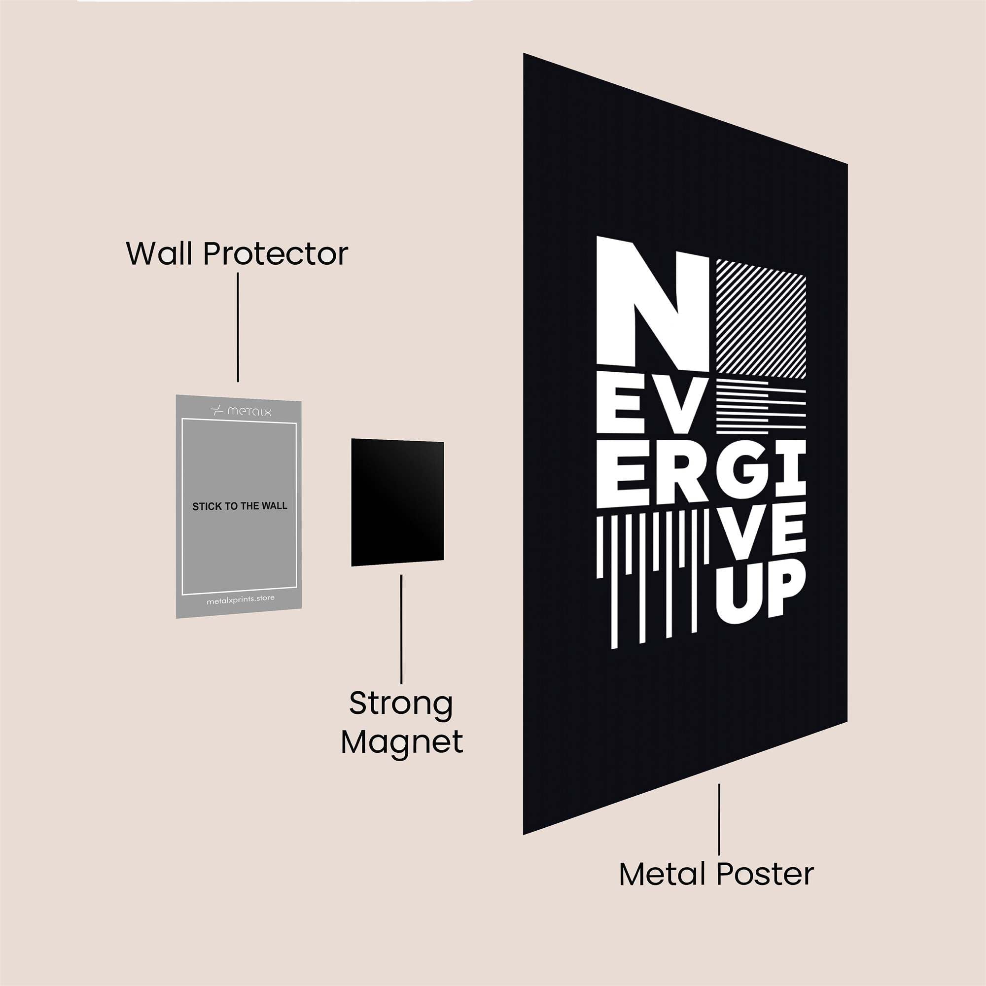 Never Resolute Safe Wall Magnetic / M