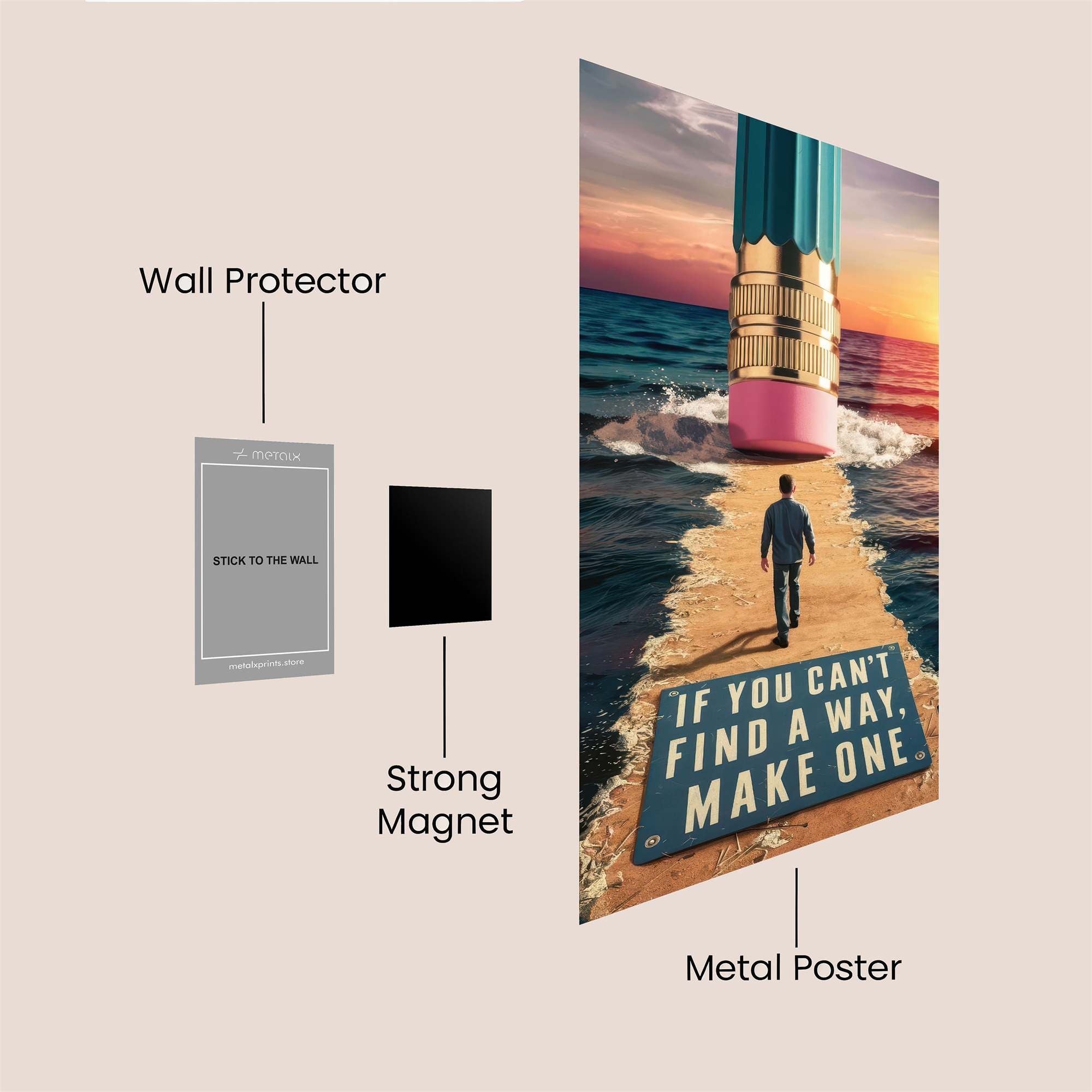 Pencil Odyssey Safe Wall Magnetic / M