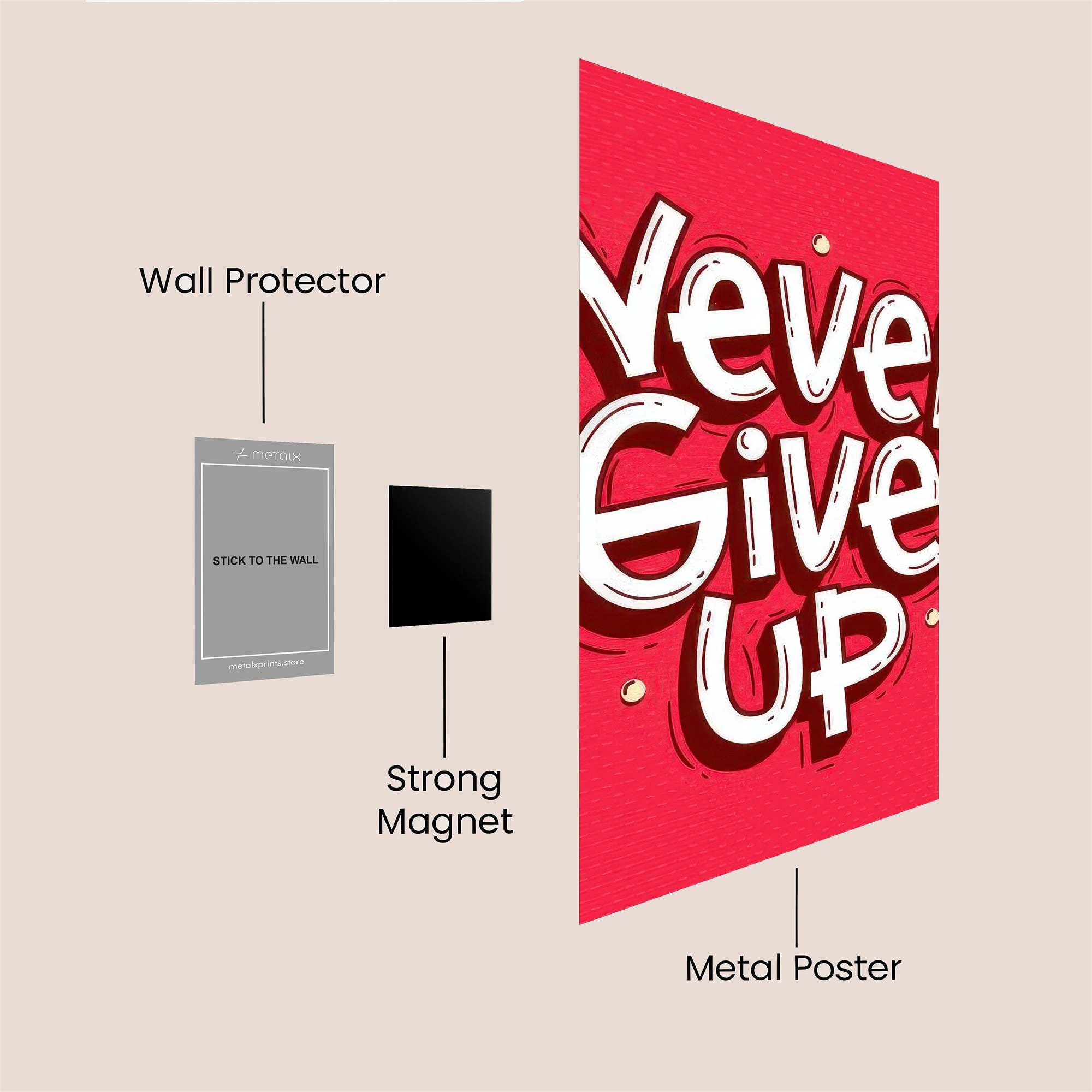 Never Resolute Safe Wall Magnetic / M