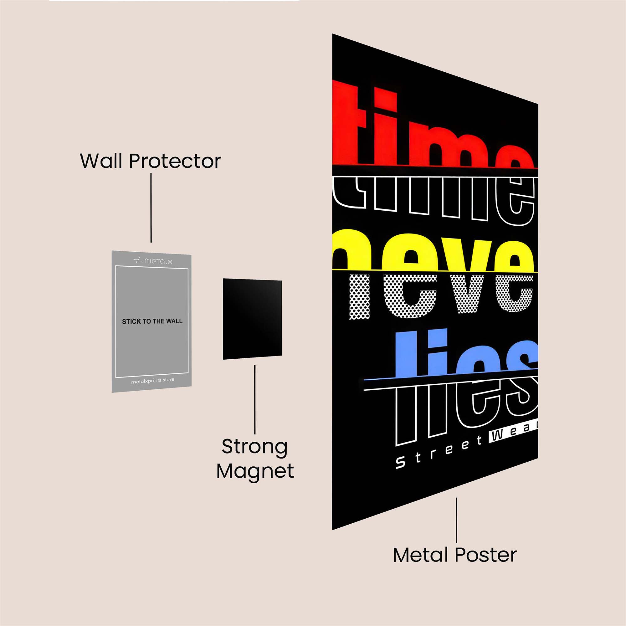 Time Insight Safe Wall Magnetic / M