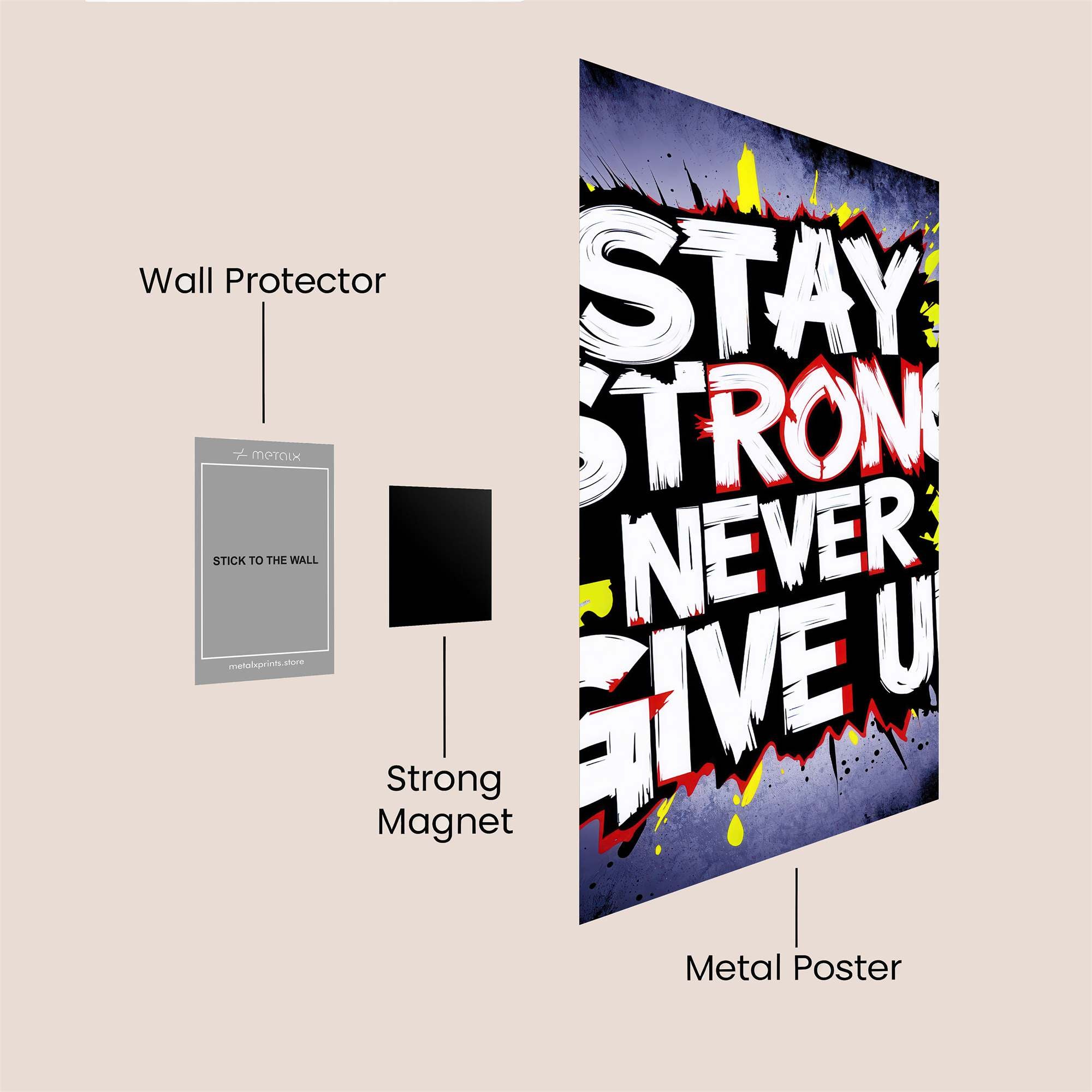 Strength Unleashed Safe Wall Magnetic / M