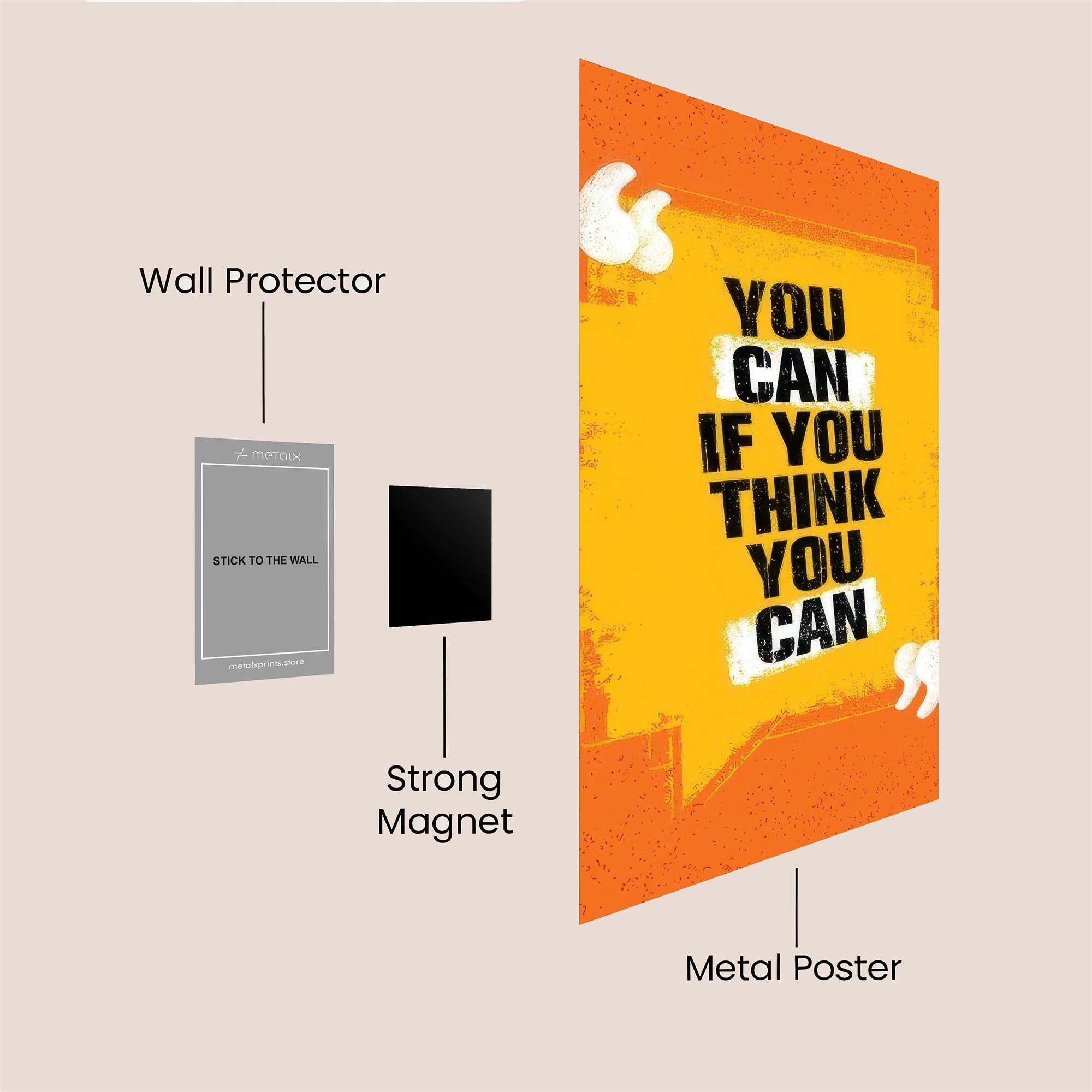 Motivation Spark Safe Wall Magnetic / M