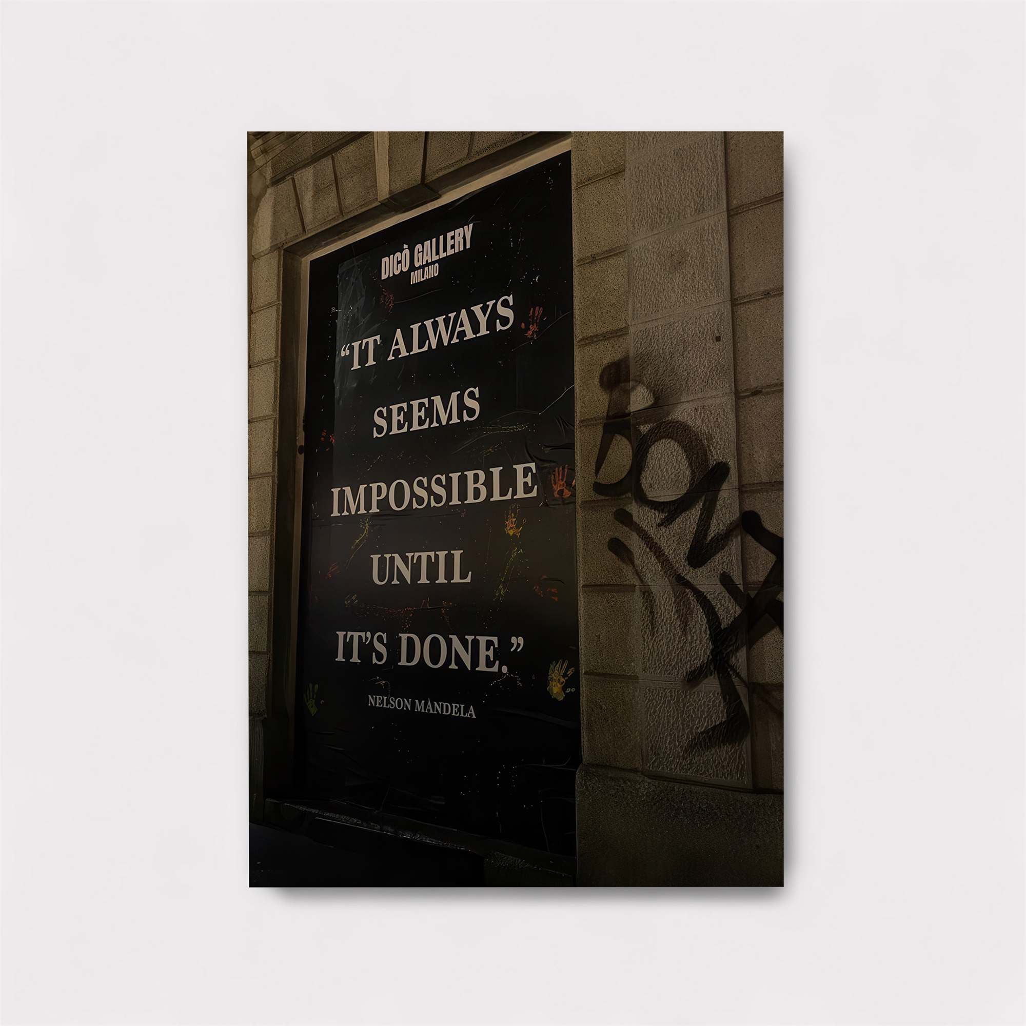 Mandela Hopeful Safe Wall Magnetic / M