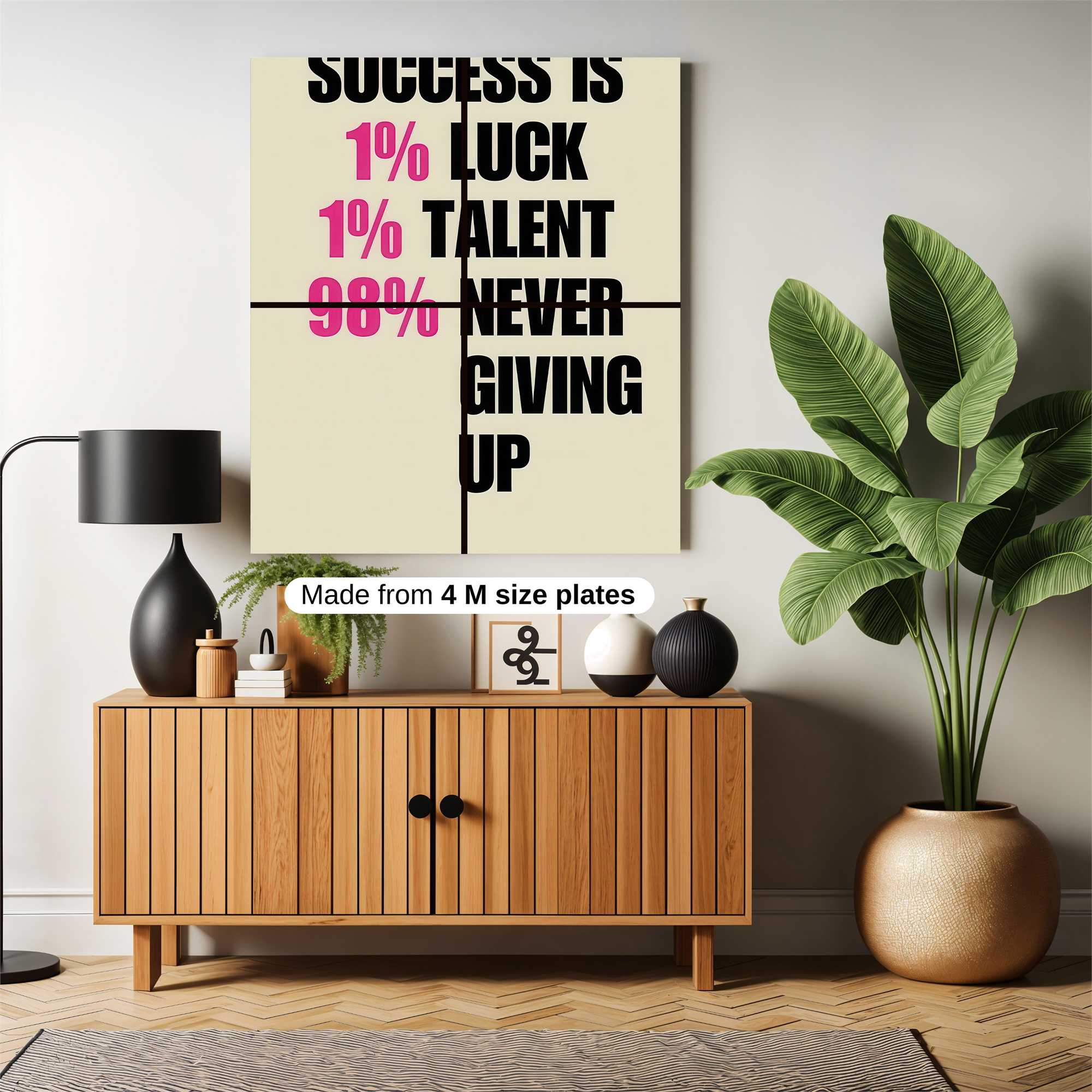 Success Motivated Safe Wall Magnetic / M