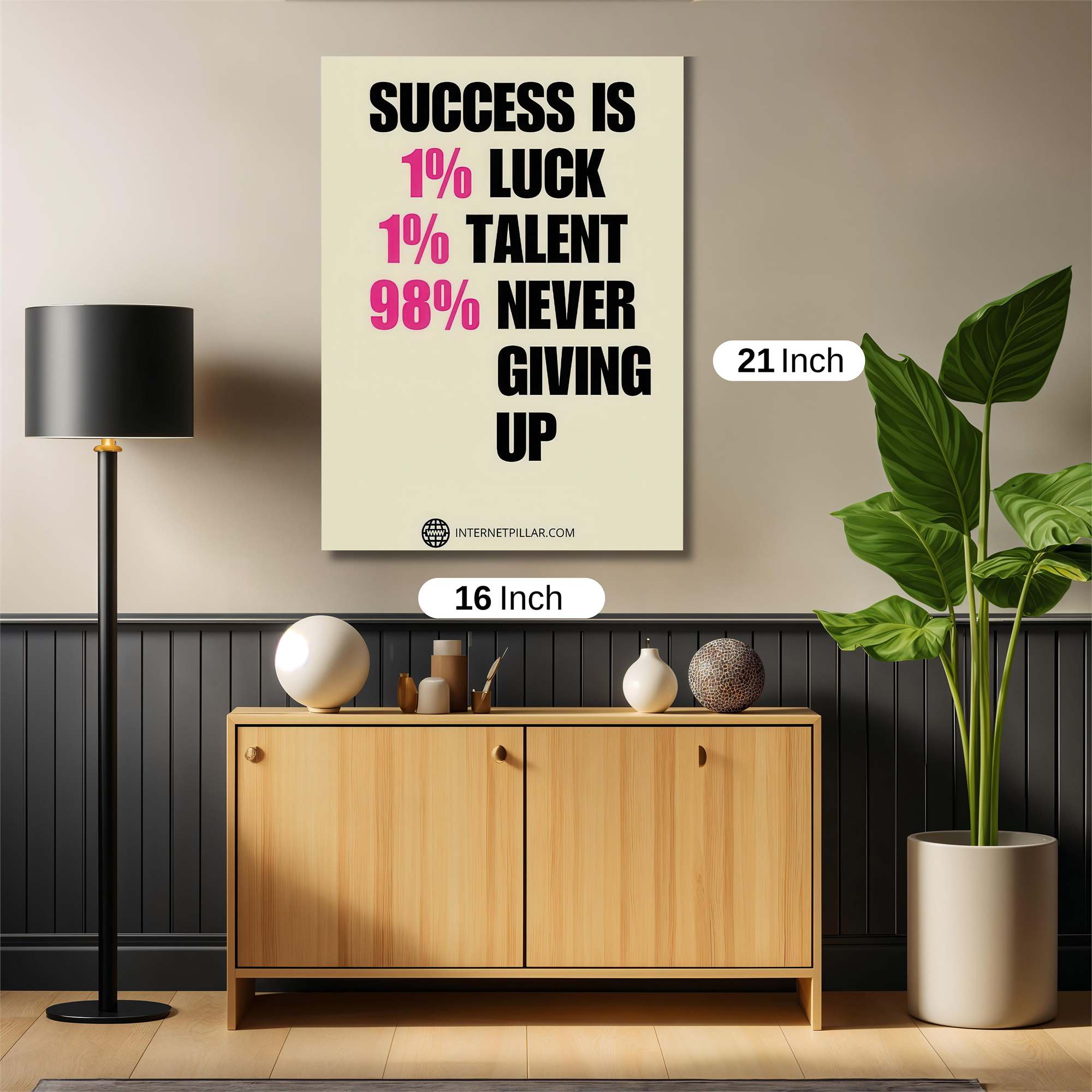 Success Motivated Safe Wall Magnetic / M