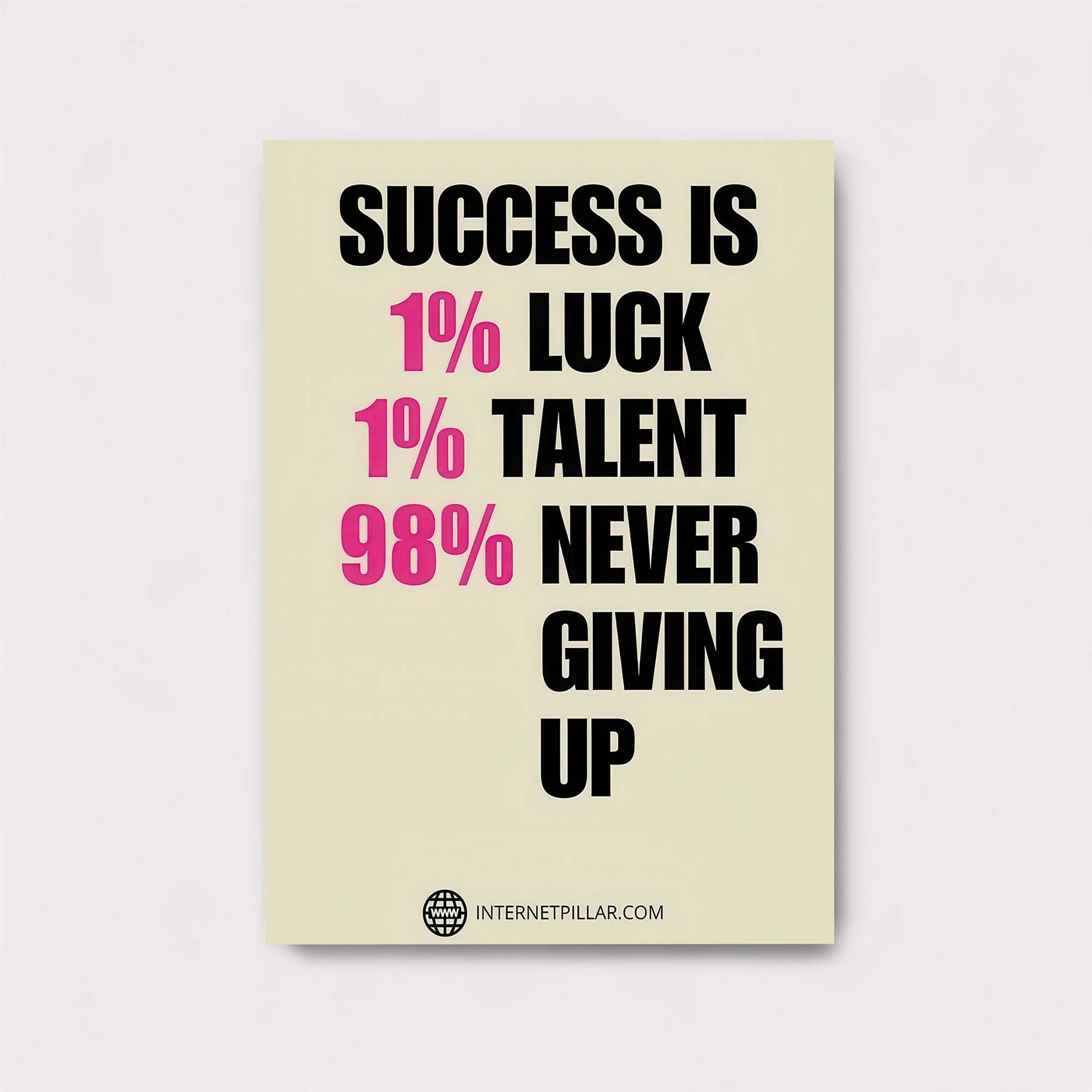 Success Motivated Safe Wall Magnetic / M