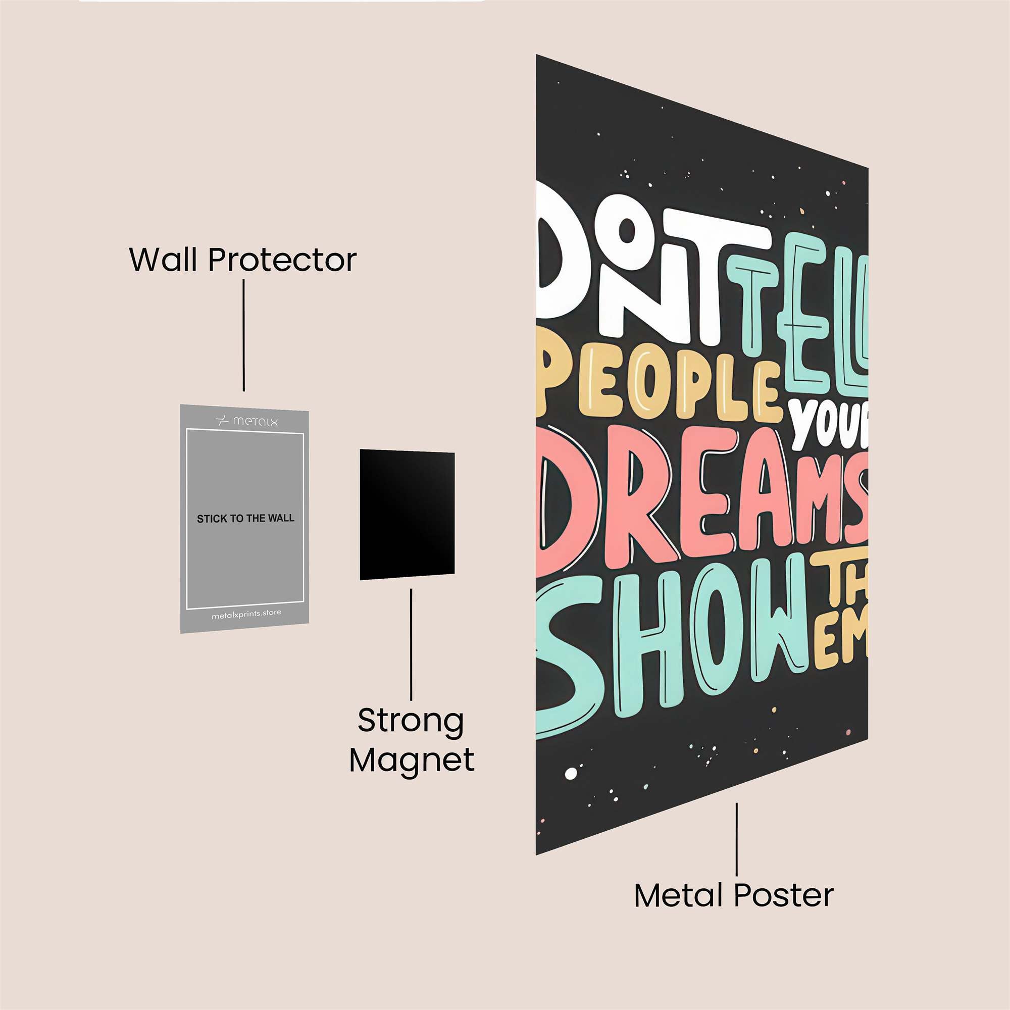 Dream Whisper Safe Wall Magnetic / M