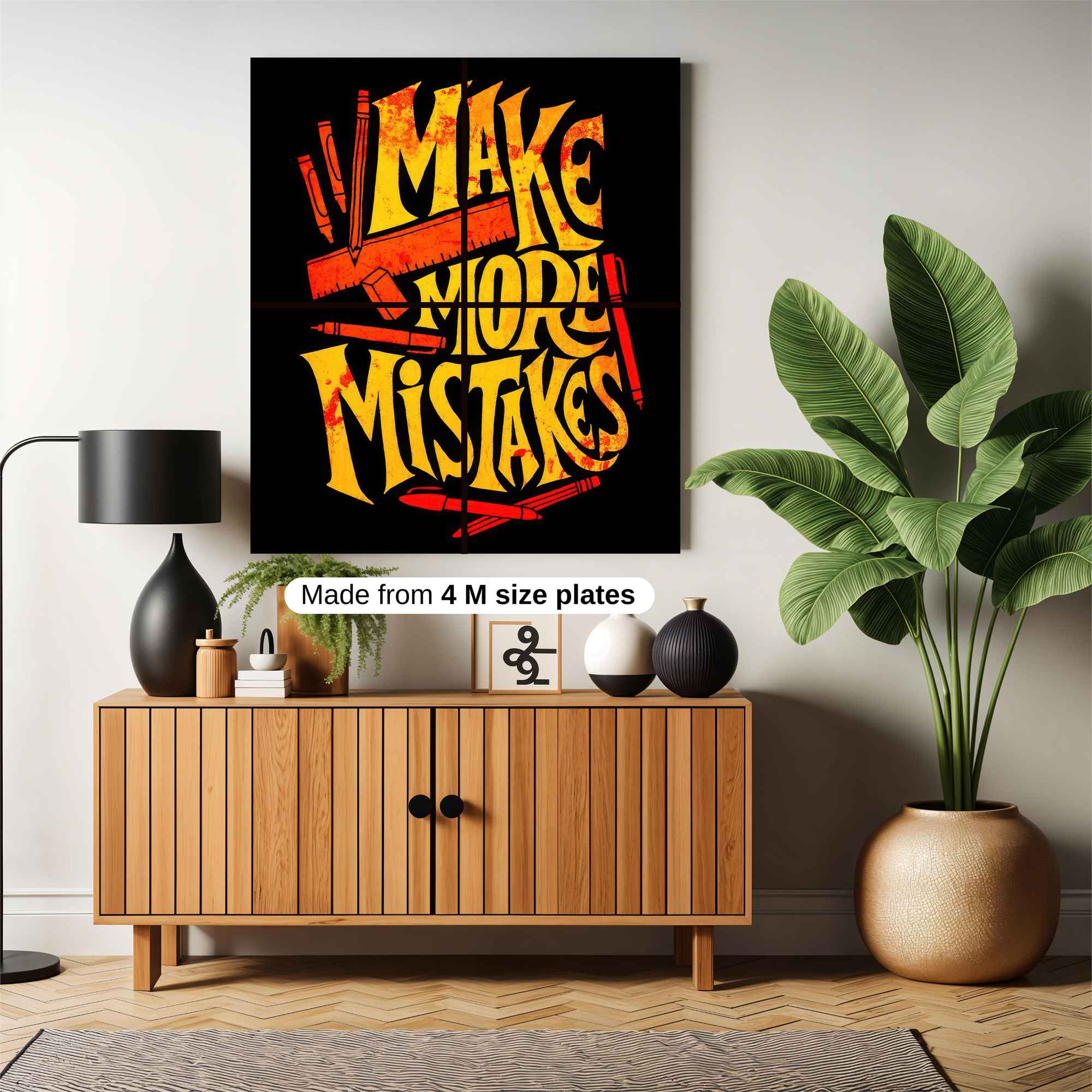 Mistakes Unleashed Safe Wall Magnetic / M