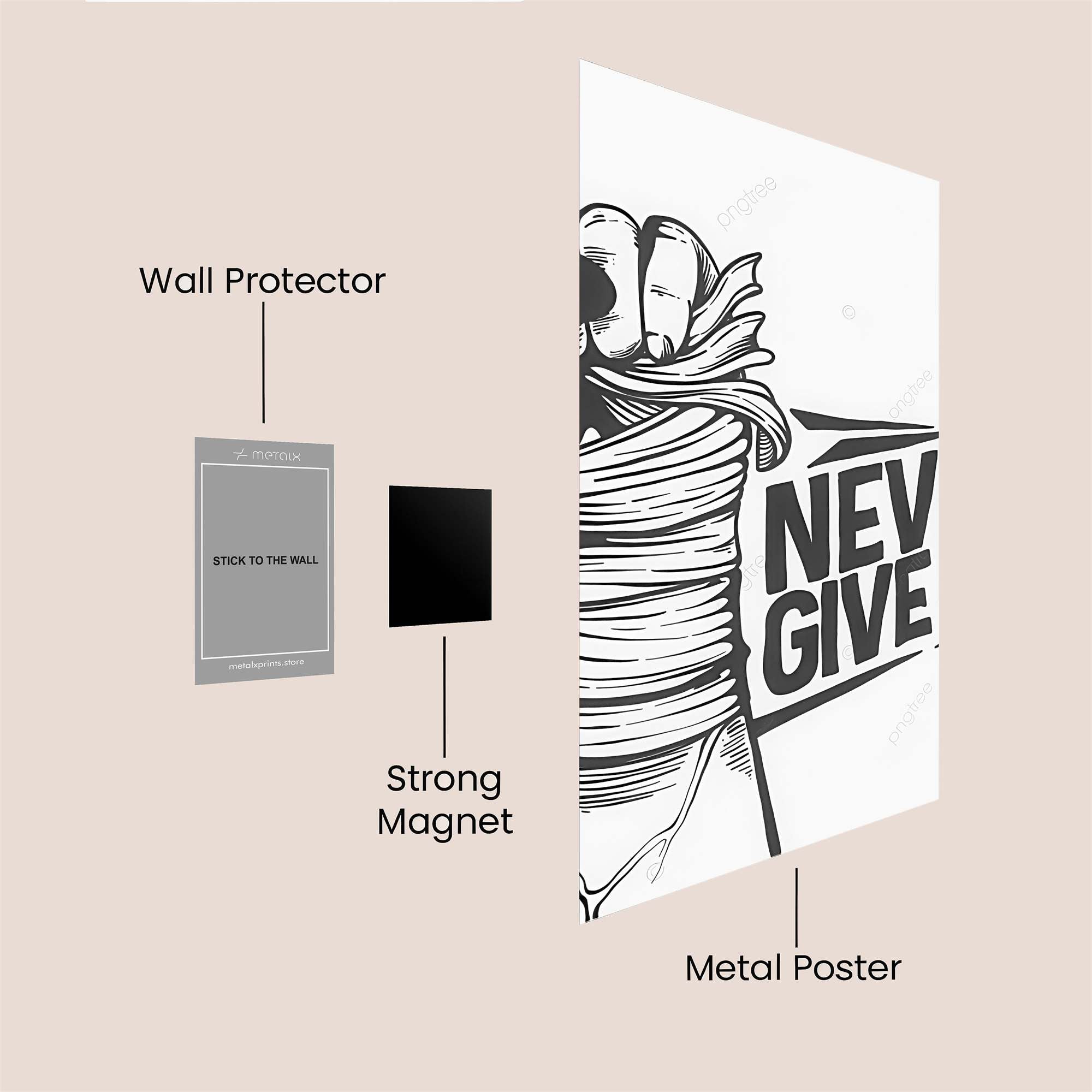 Fist Resolute Safe Wall Magnetic / M