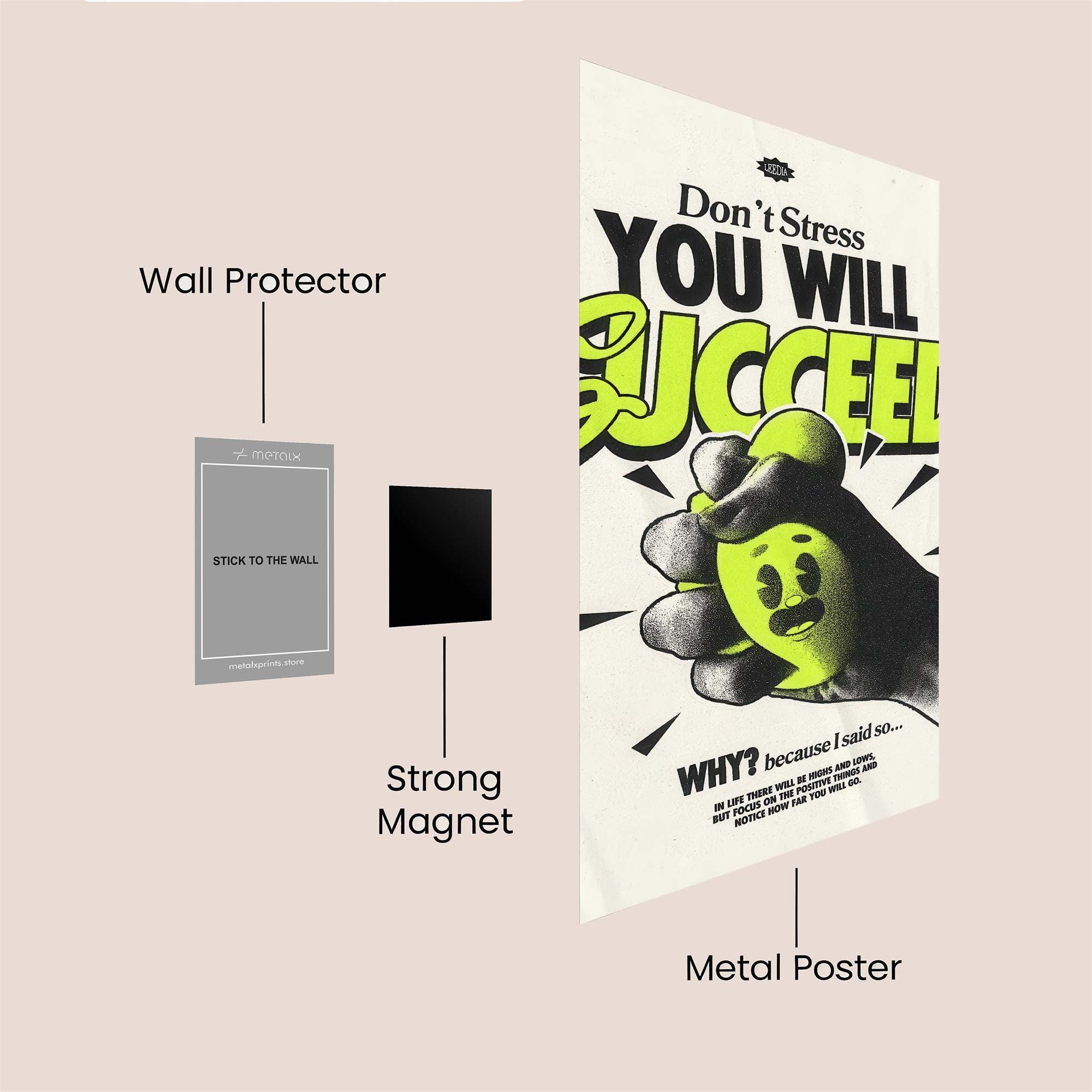 Stress Relief Safe Wall Magnetic / M