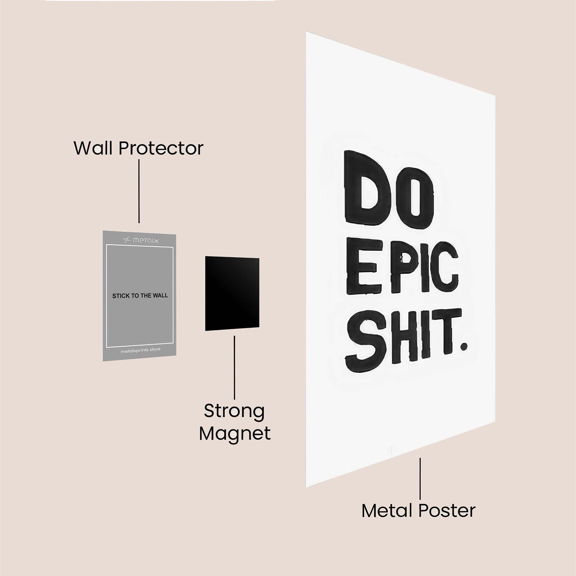 Epic Motivation Safe Wall Magnetic / M