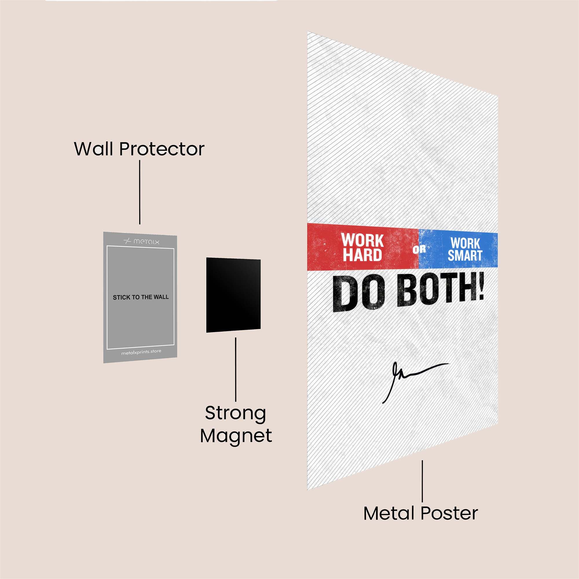 Work Harmony Safe Wall Magnetic / M