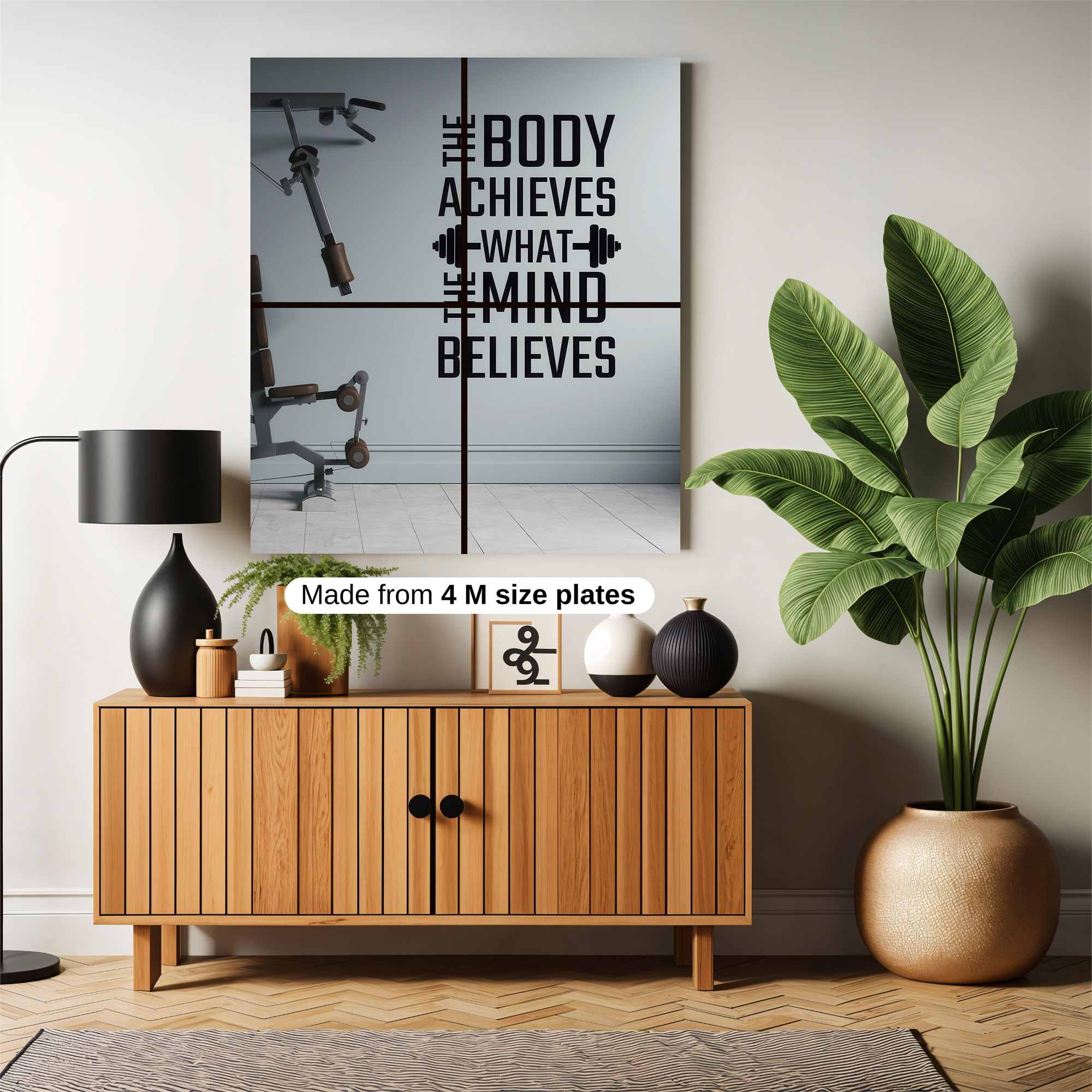 Fitness Inspiration Safe Wall Magnetic / M