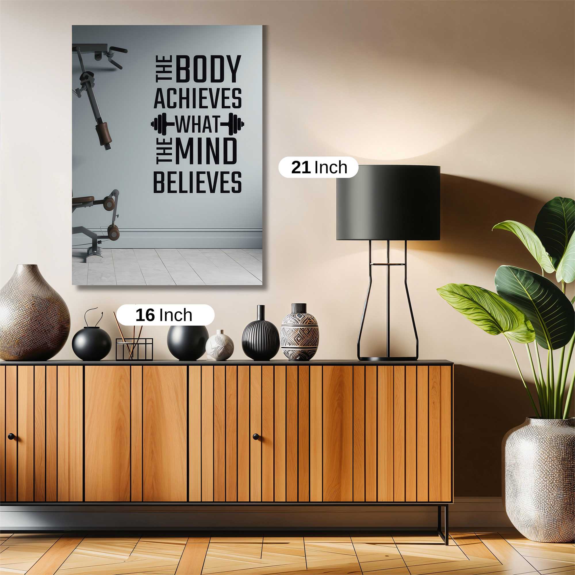 Fitness Inspiration Safe Wall Magnetic / M