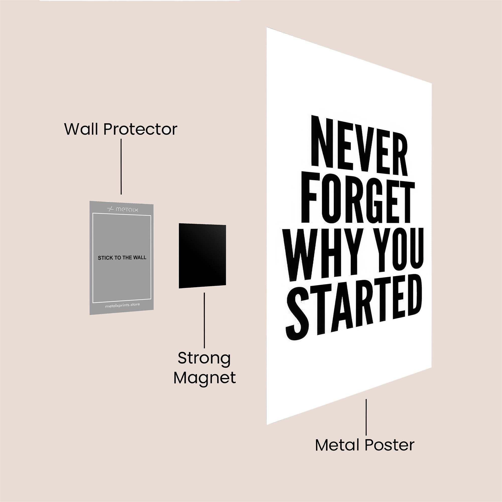 Never Ignite Safe Wall Magnetic / M