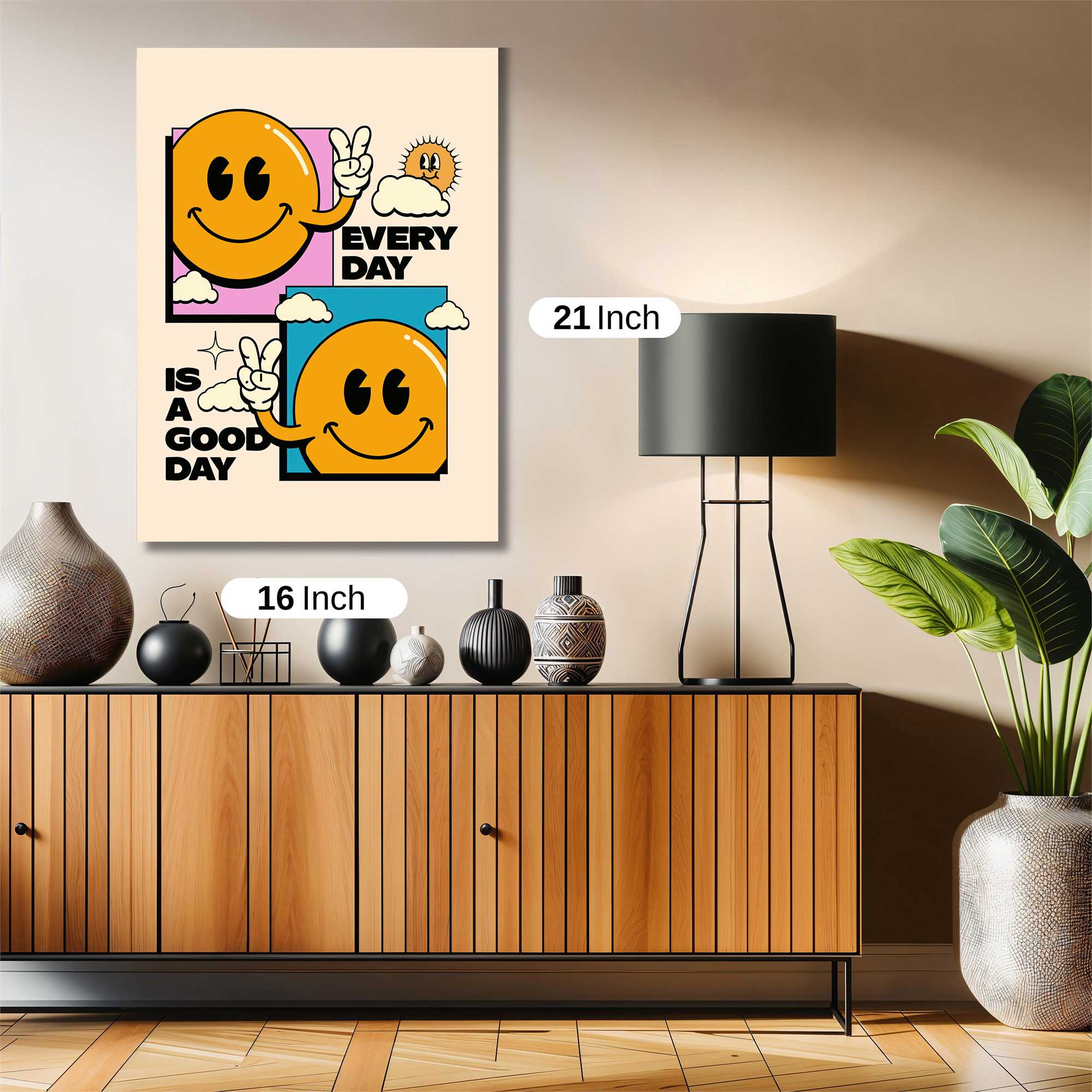 Smiley Serenity Safe Wall Magnetic / M