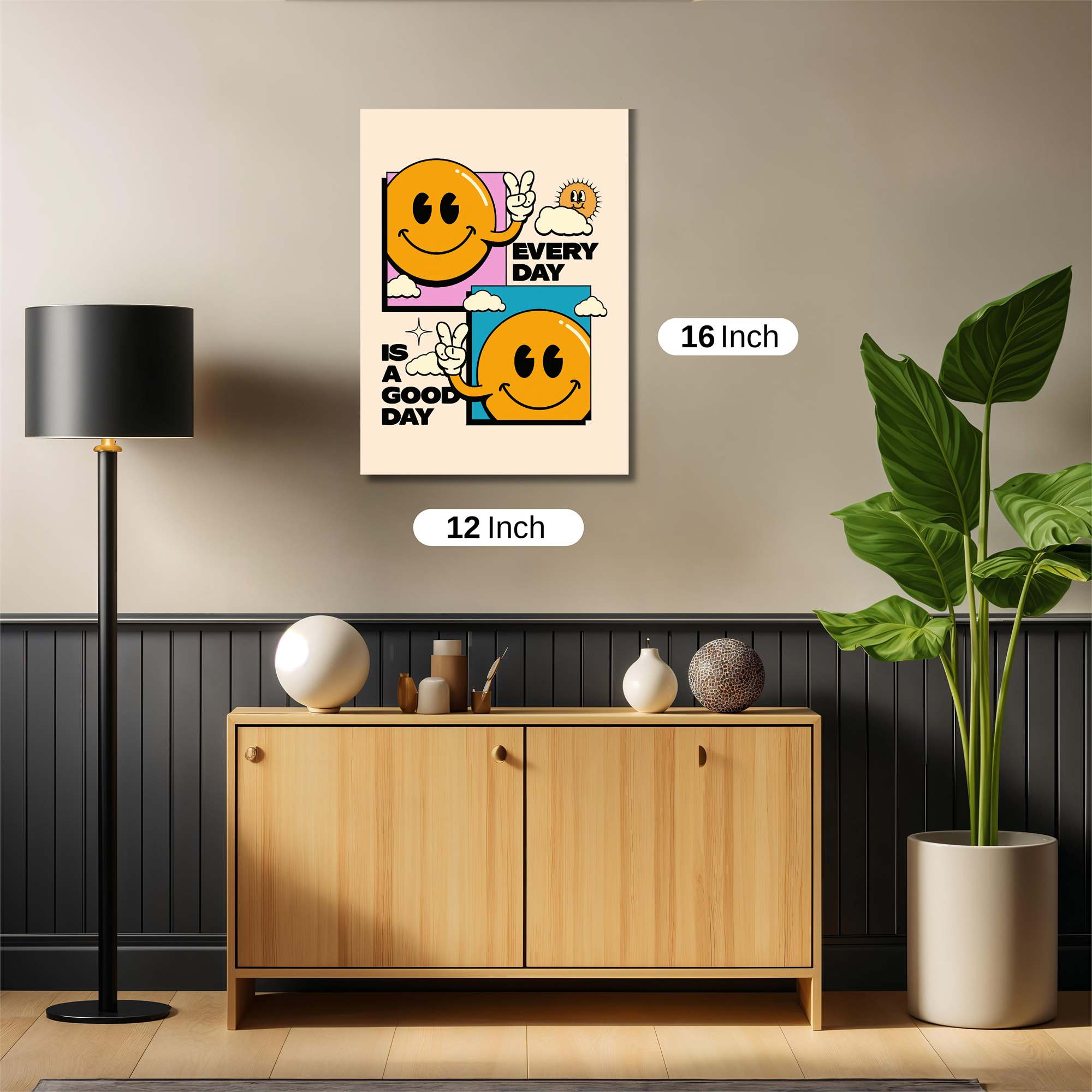 Smiley Serenity Safe Wall Magnetic / M