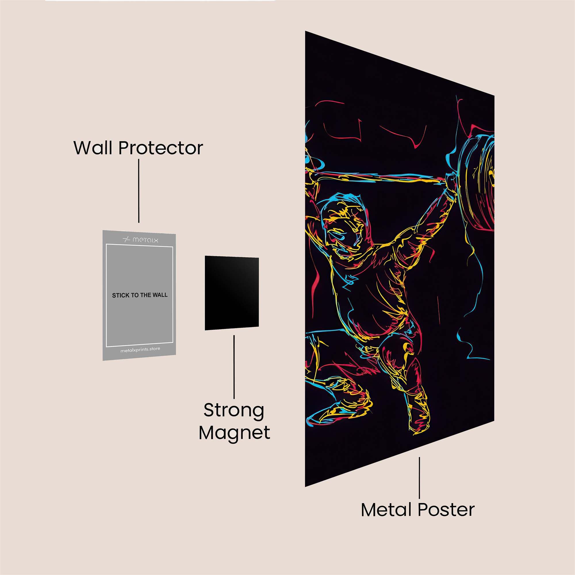 Lifter's Blaze Safe Wall Magnetic / M