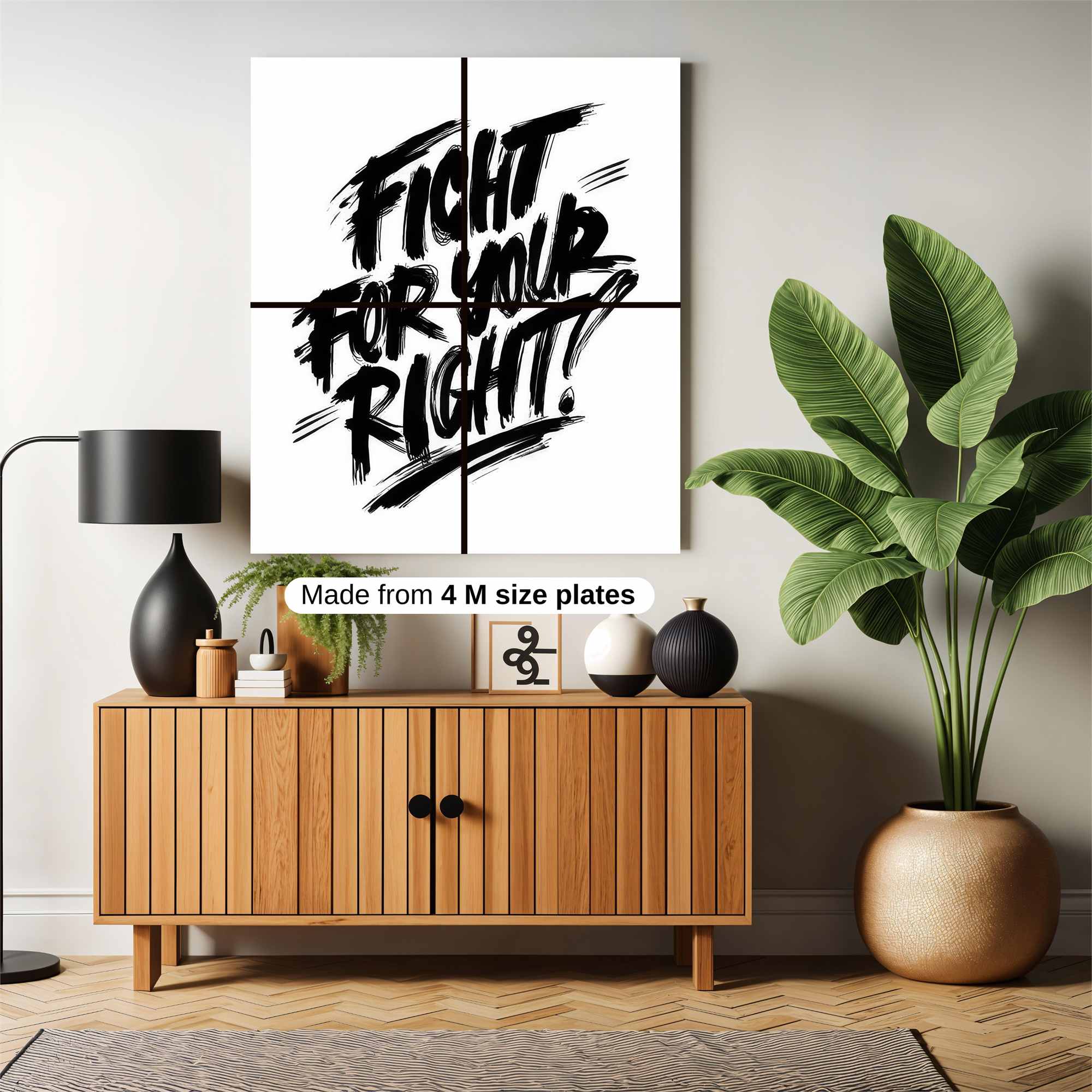 Fight Rage Safe Wall Magnetic / M