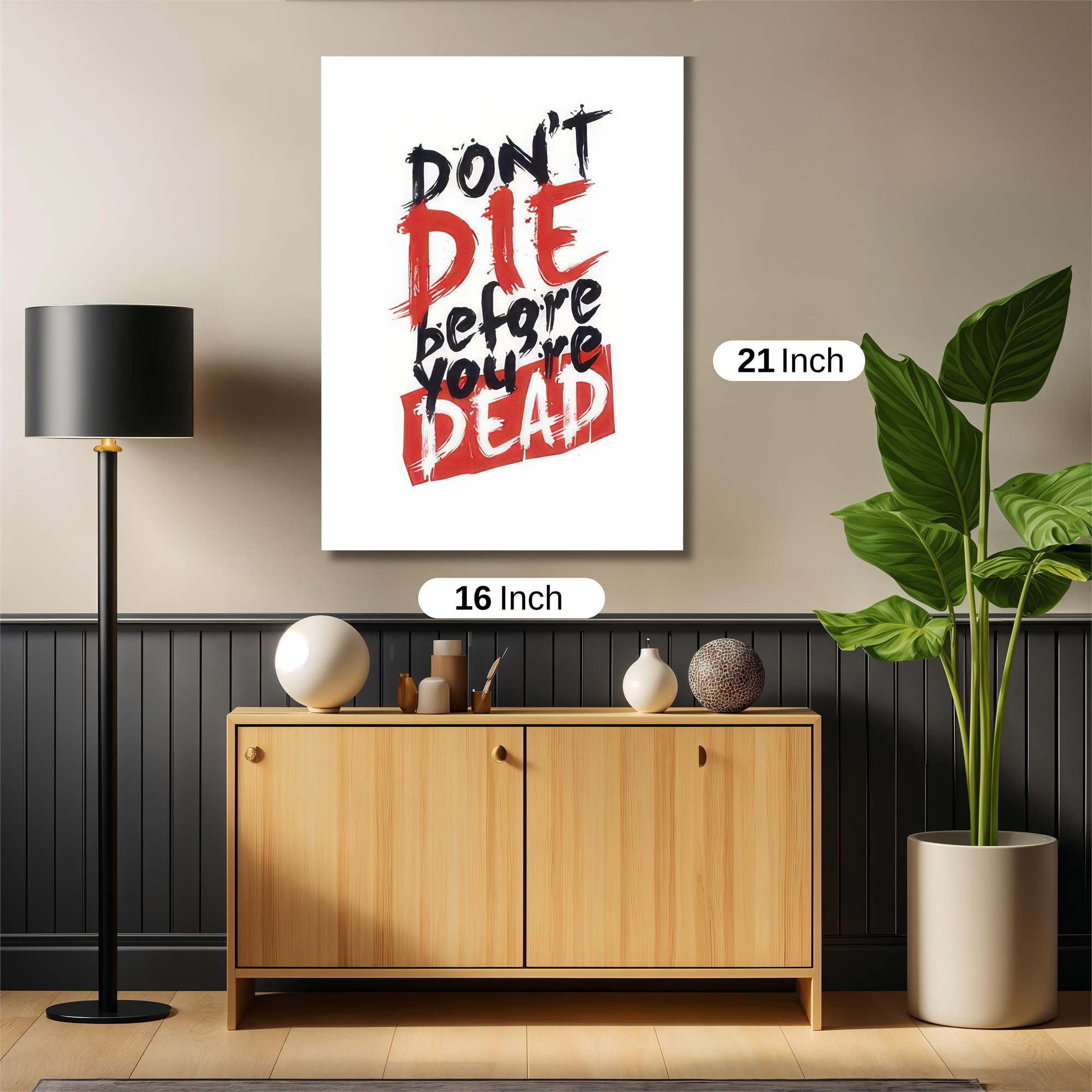 Live Boldly Safe Wall Magnetic / M