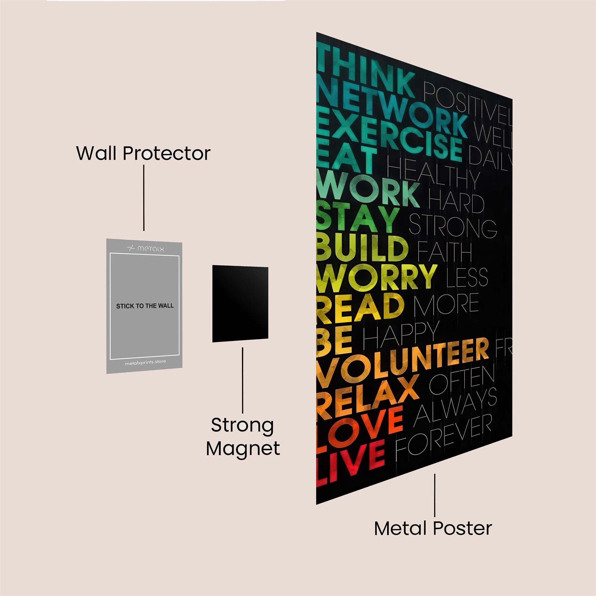 Life Mantra Safe Wall Magnetic / M