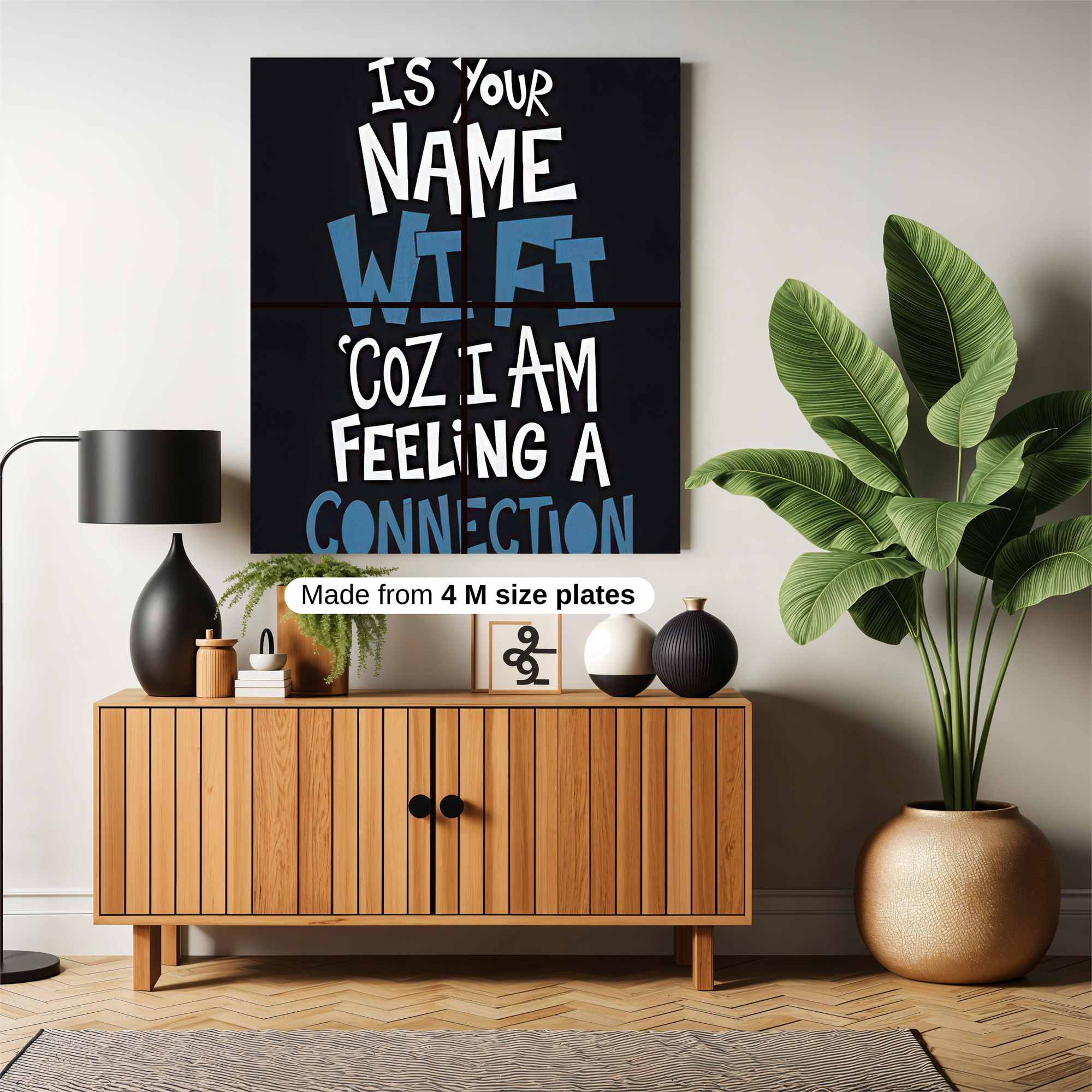 Wi-Fi Whimsy Safe Wall Magnetic / M