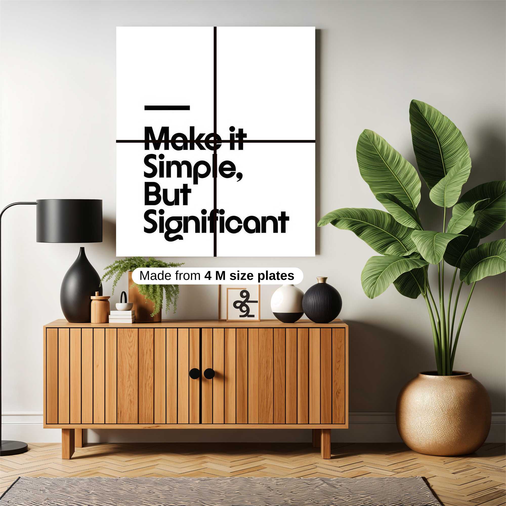 Quote Zen Safe Wall Magnetic / M