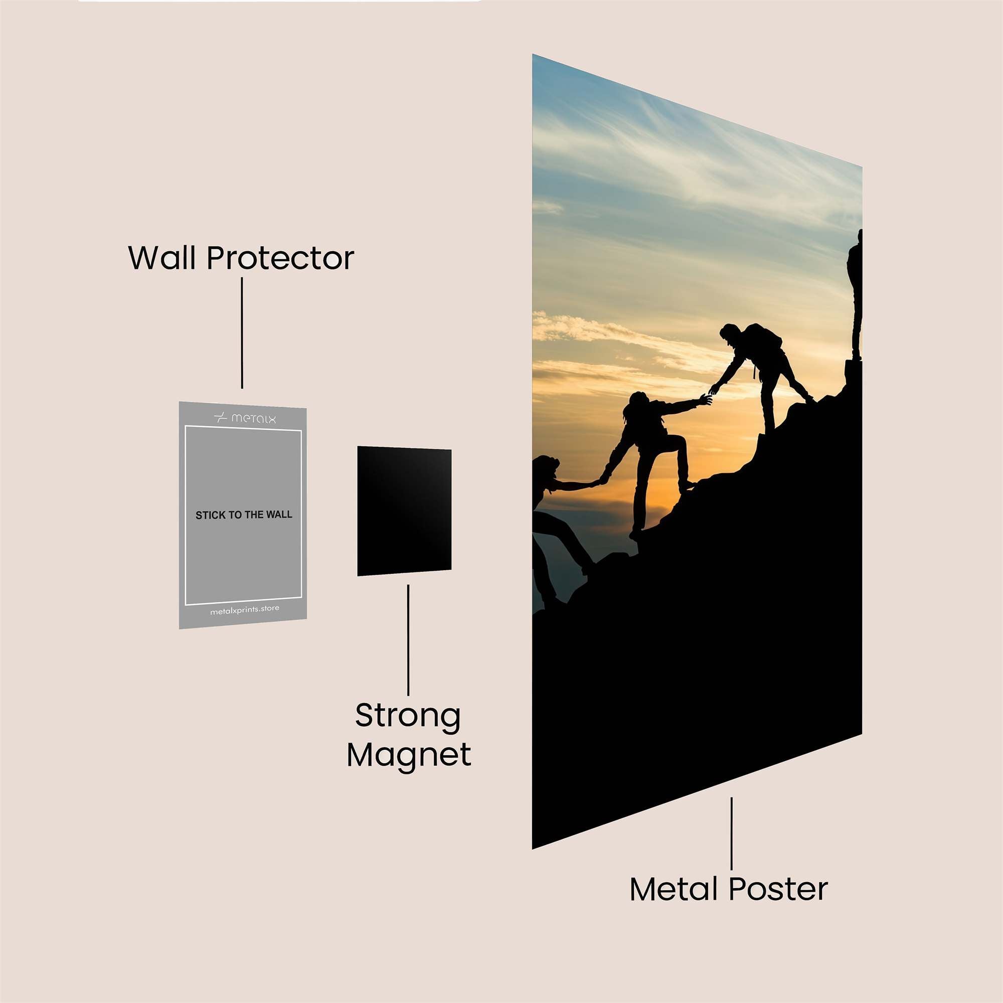 Climbers Triumphant Safe Wall Magnetic / M