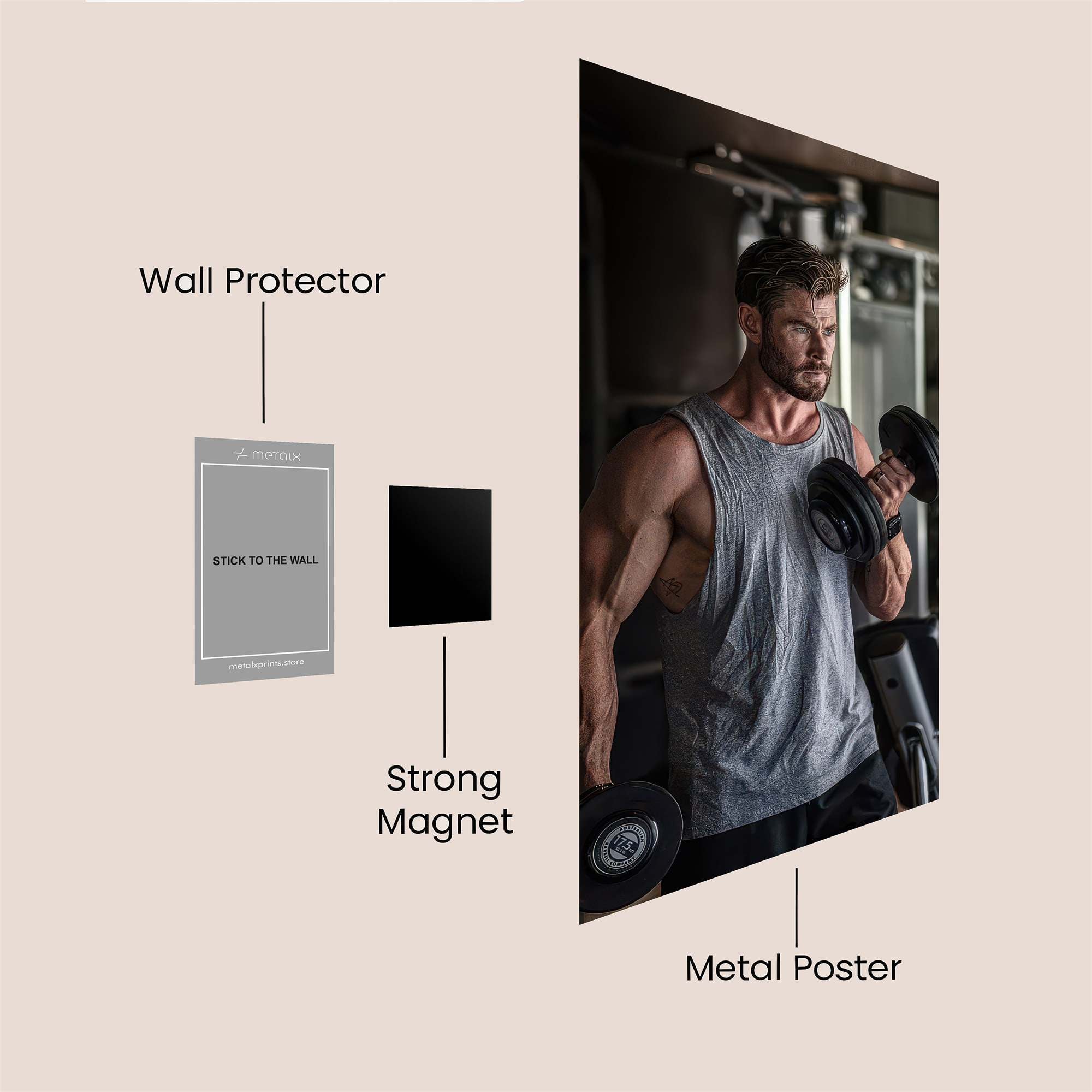Hemsworth Intensity Safe Wall Magnetic / M