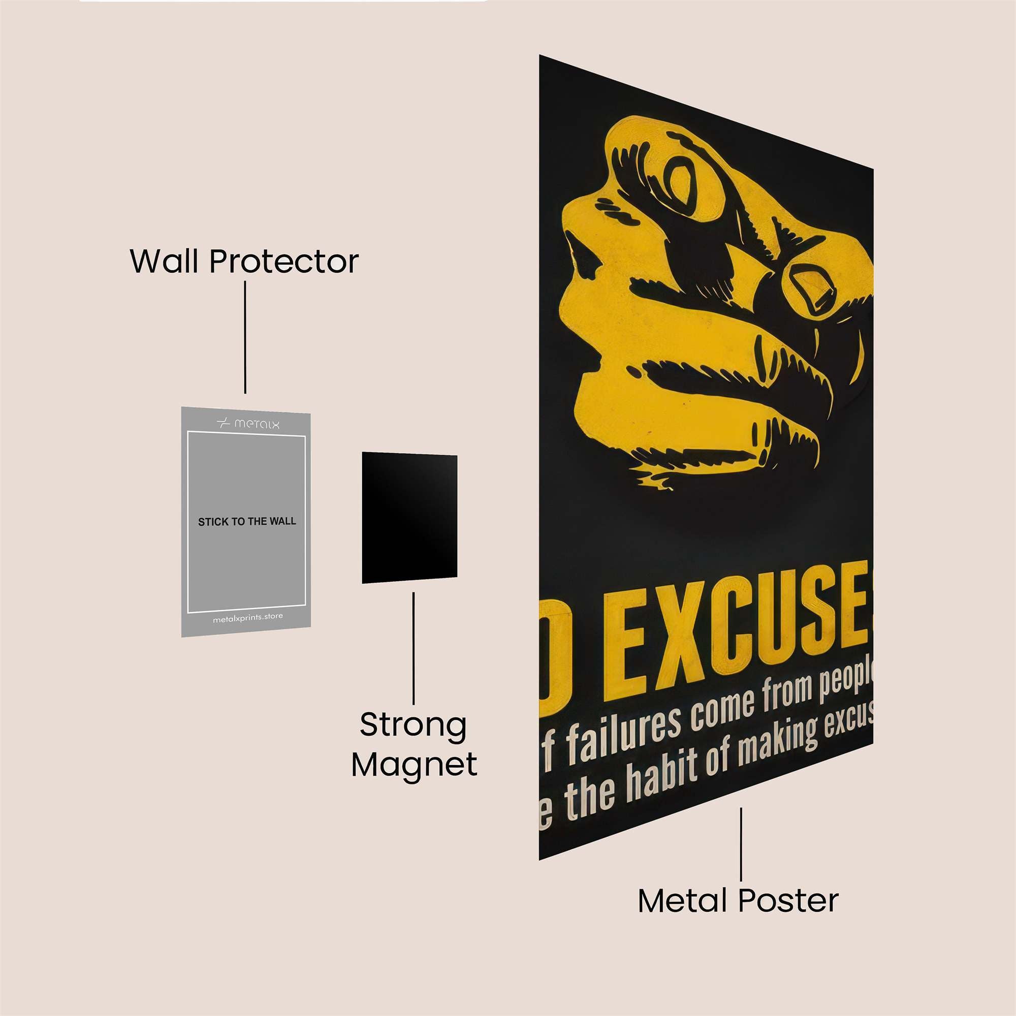 UncleDetermined Safe Wall Magnetic / M