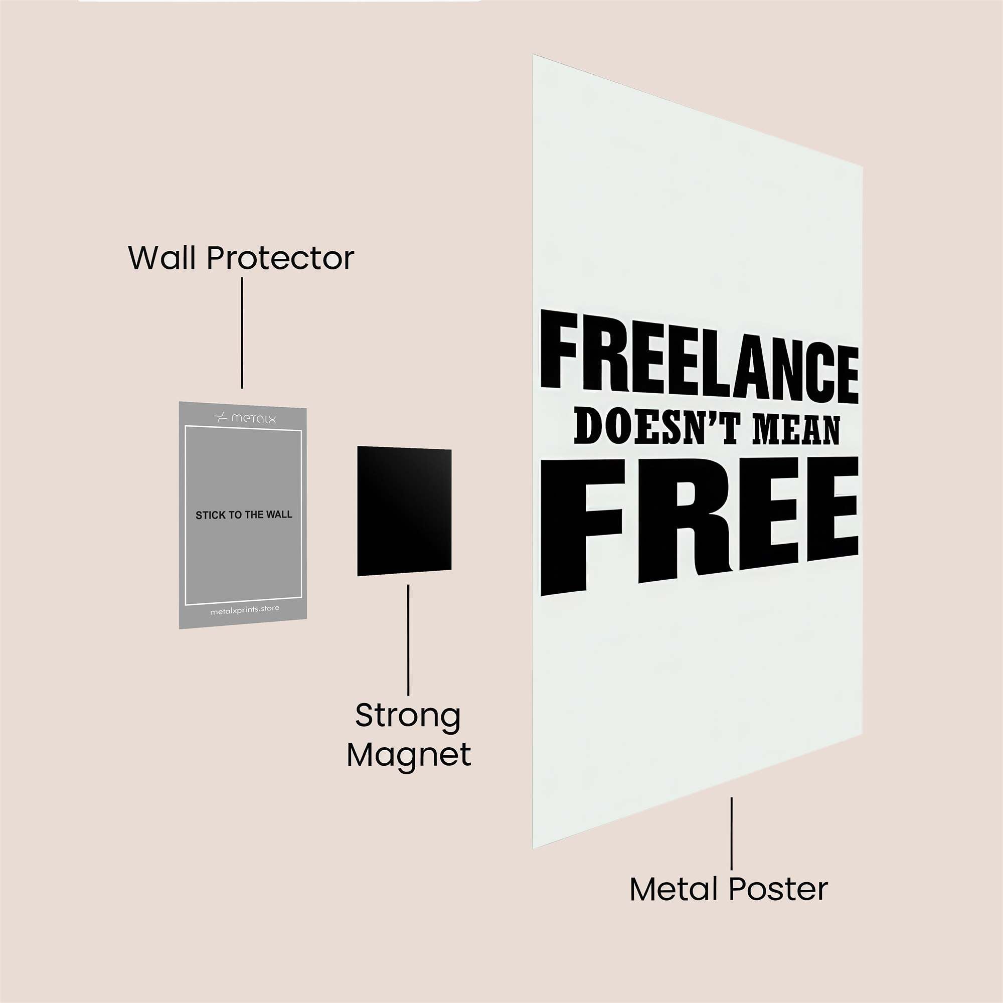 Freelance Firm Safe Wall Magnetic / M