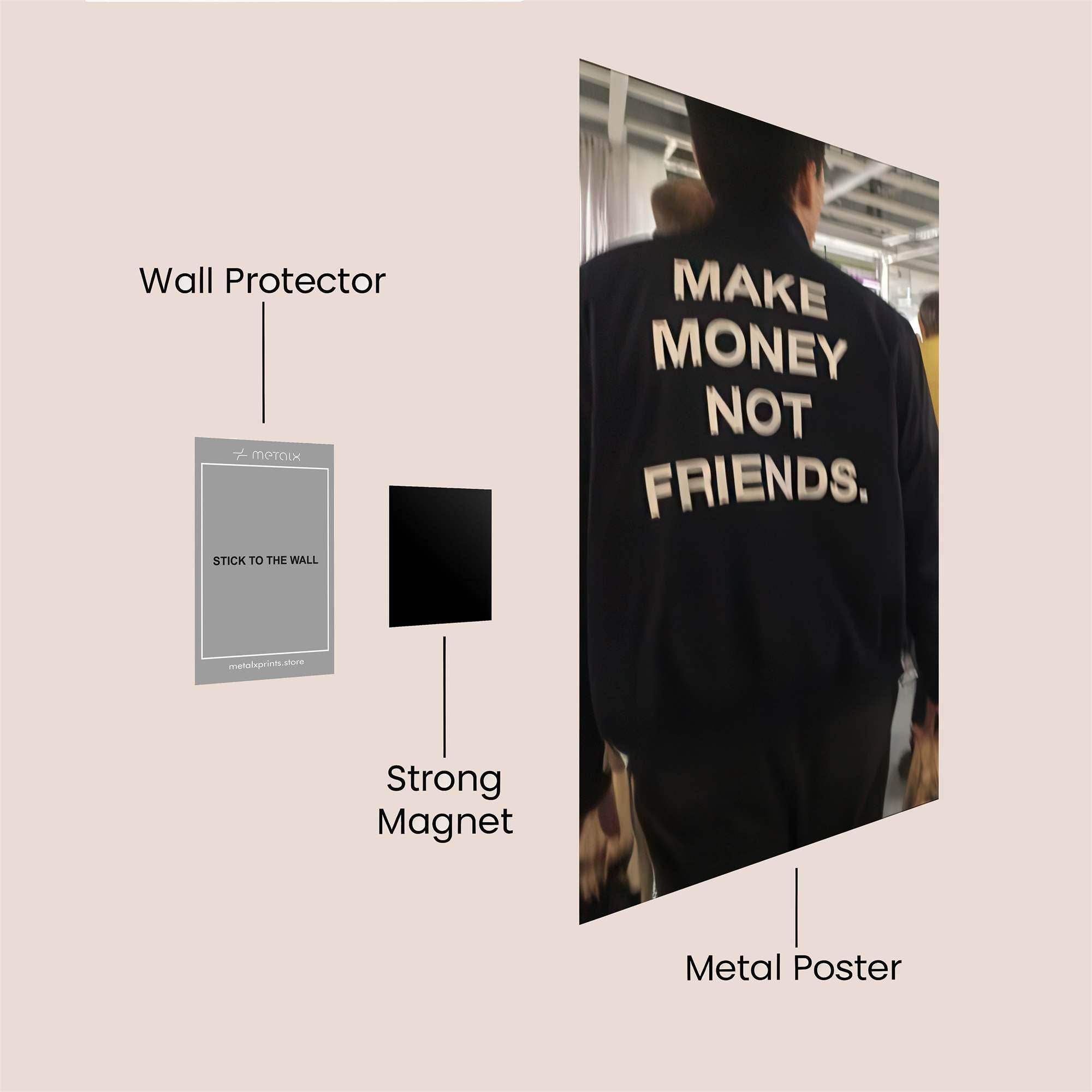 Money Mantra Safe Wall Magnetic / M