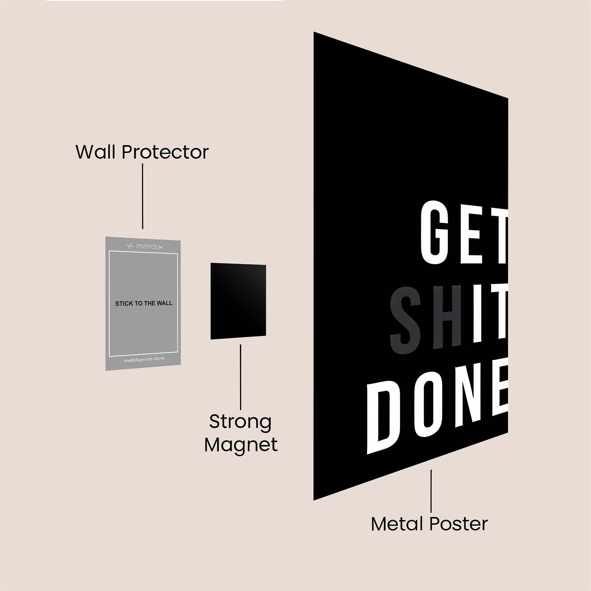 Productive Mantra Safe Wall Magnetic / M