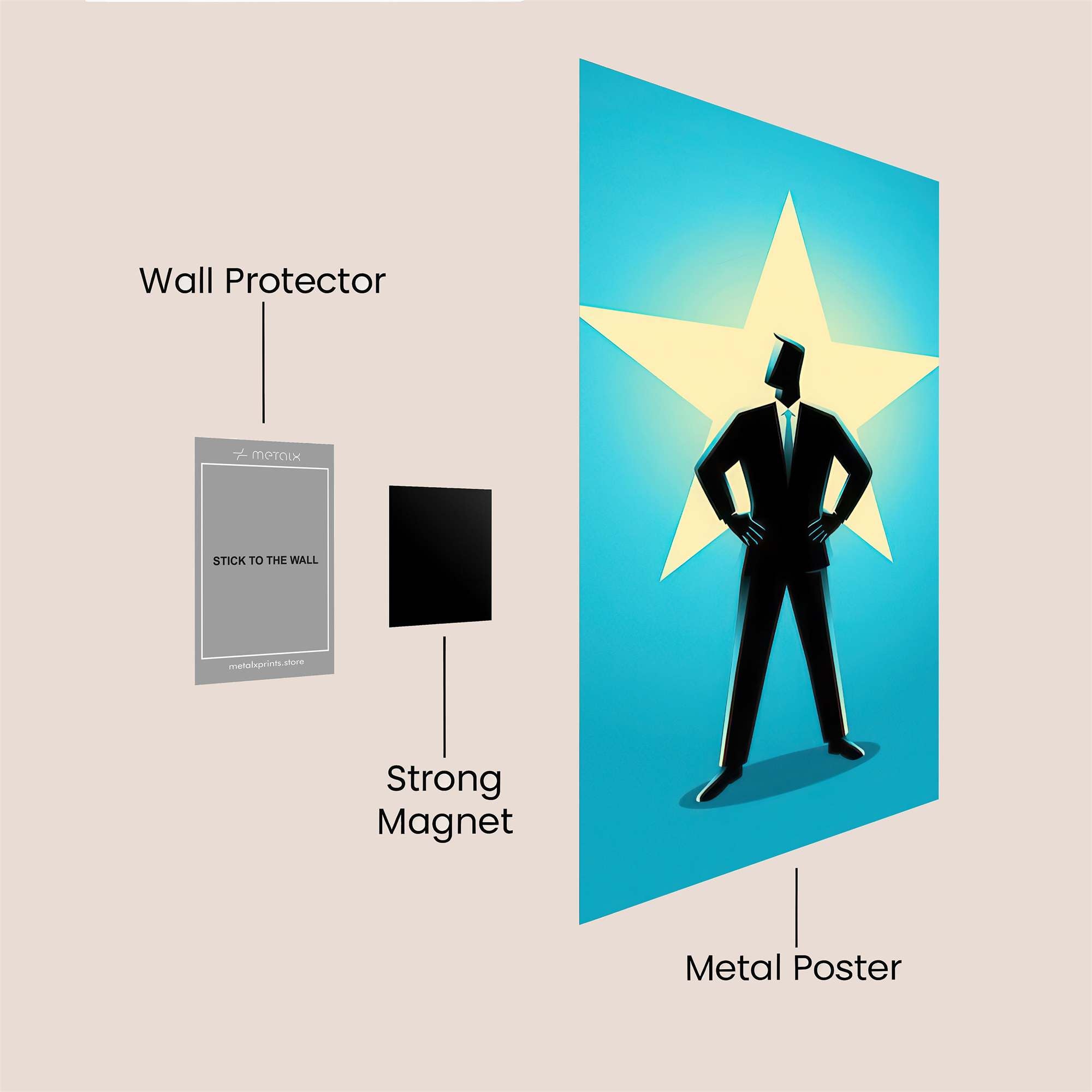 Starlight Triumph Safe Wall Magnetic / M