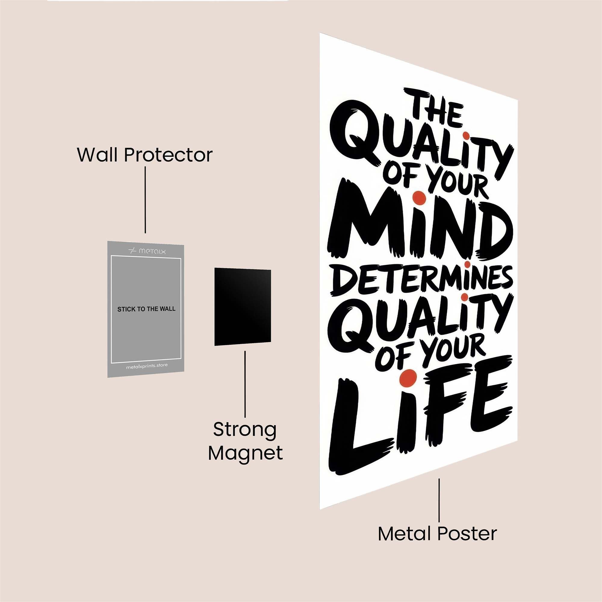 Mindful Life Safe Wall Magnetic / M