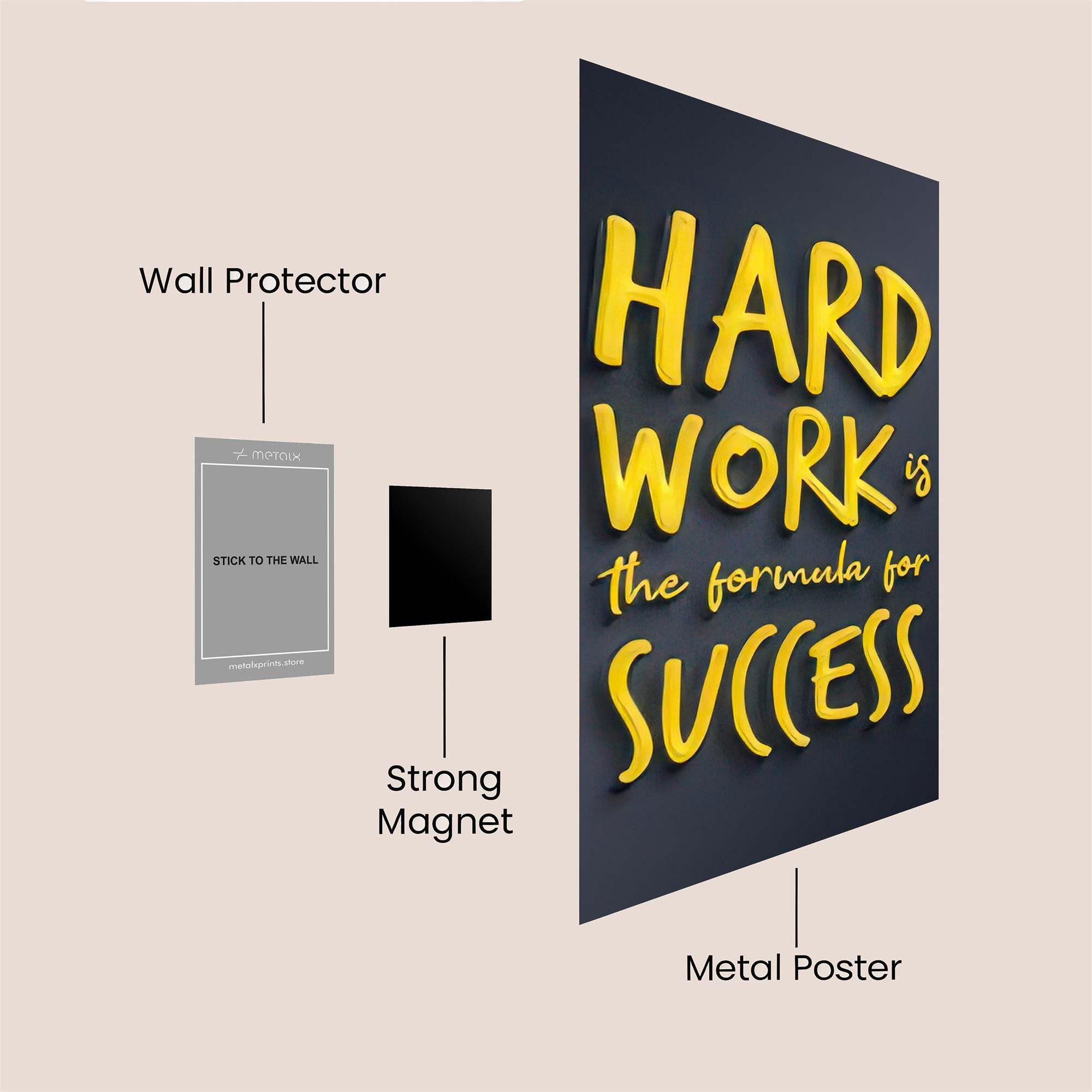 Success Blueprint Safe Wall Magnetic / M