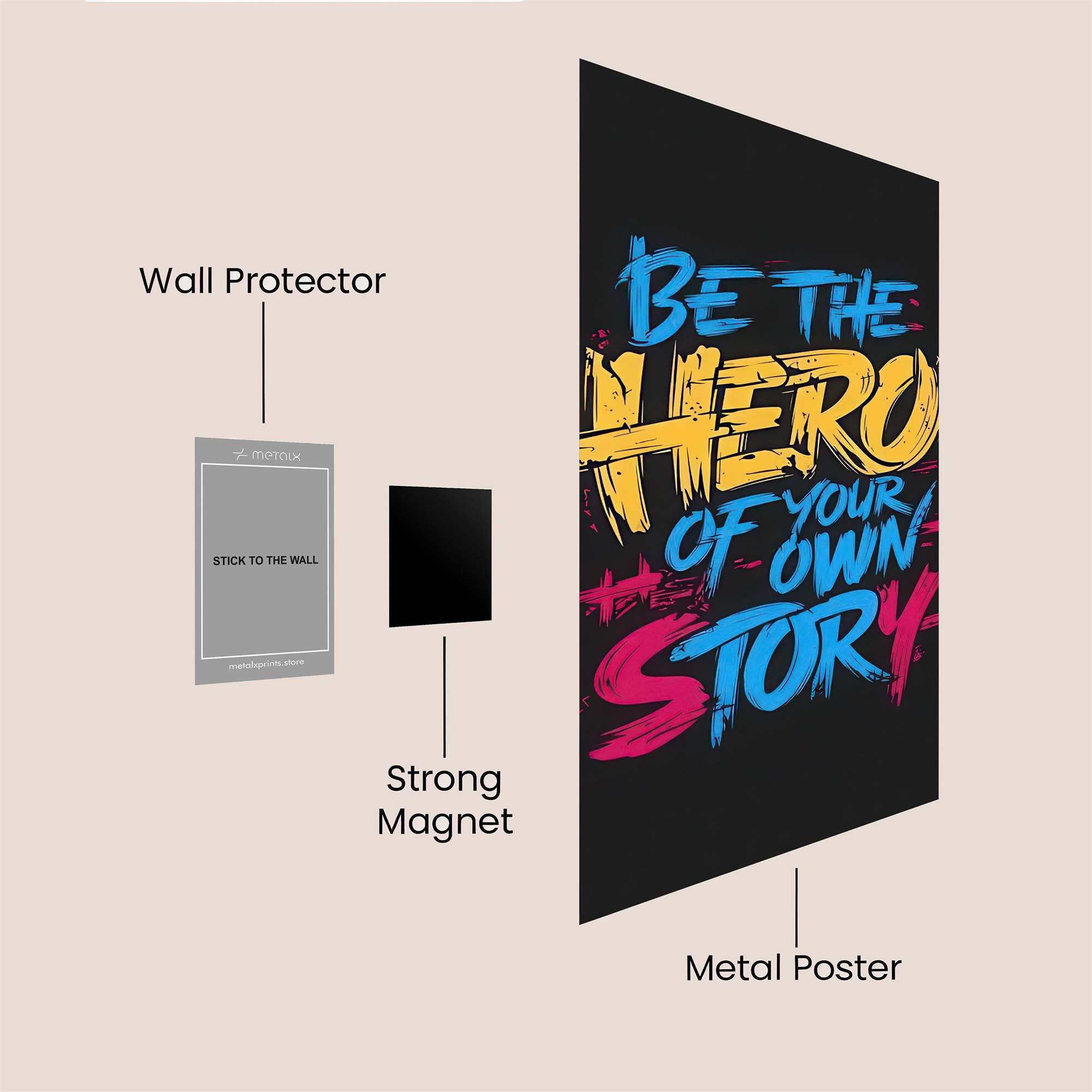 Heroic Journey Safe Wall Magnetic / M