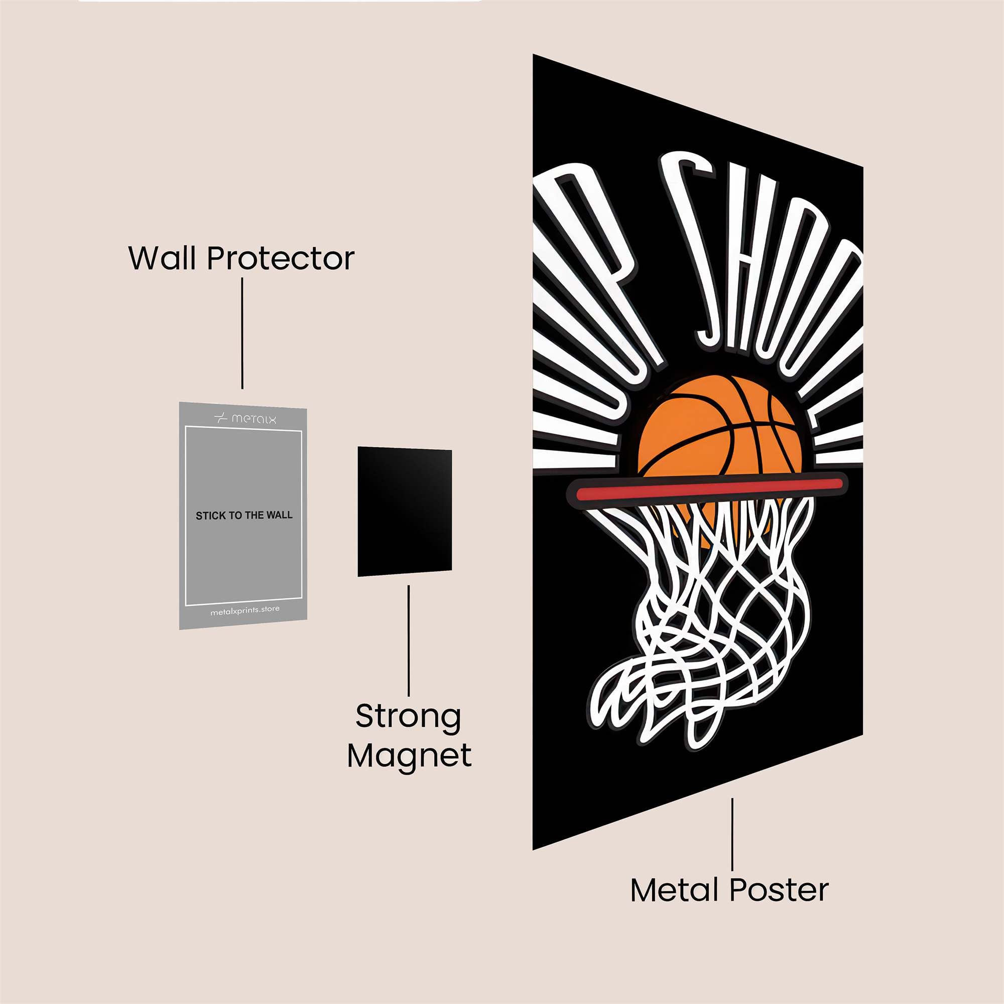 Basket Bliss Safe Wall Magnetic / M