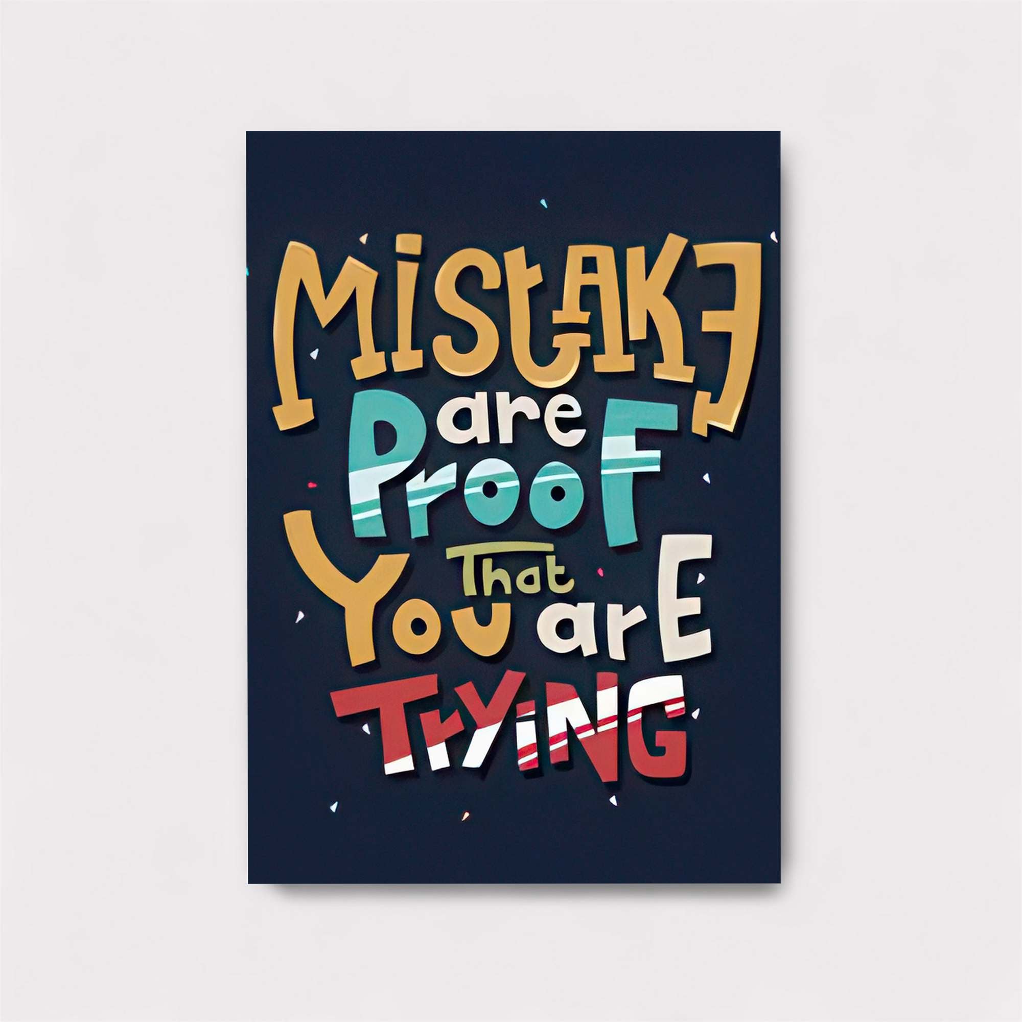 Mistake Motivation Safe Wall Magnetic / M