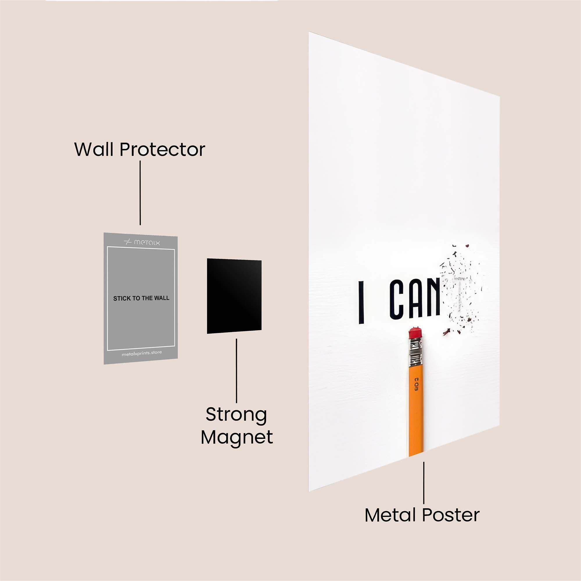 I CAN Safe Wall Magnetic / M