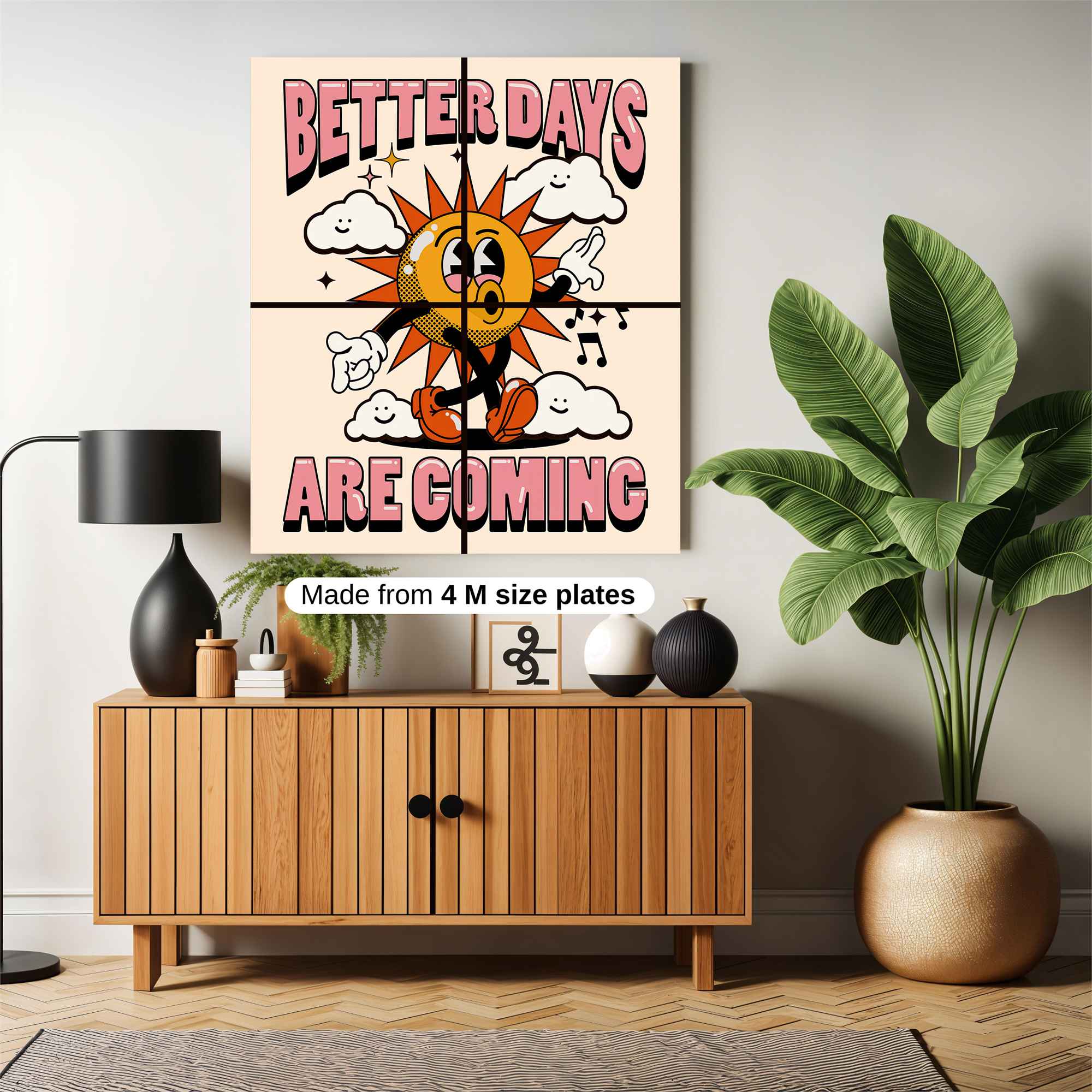 Sunny Optimism Safe Wall Magnetic / M