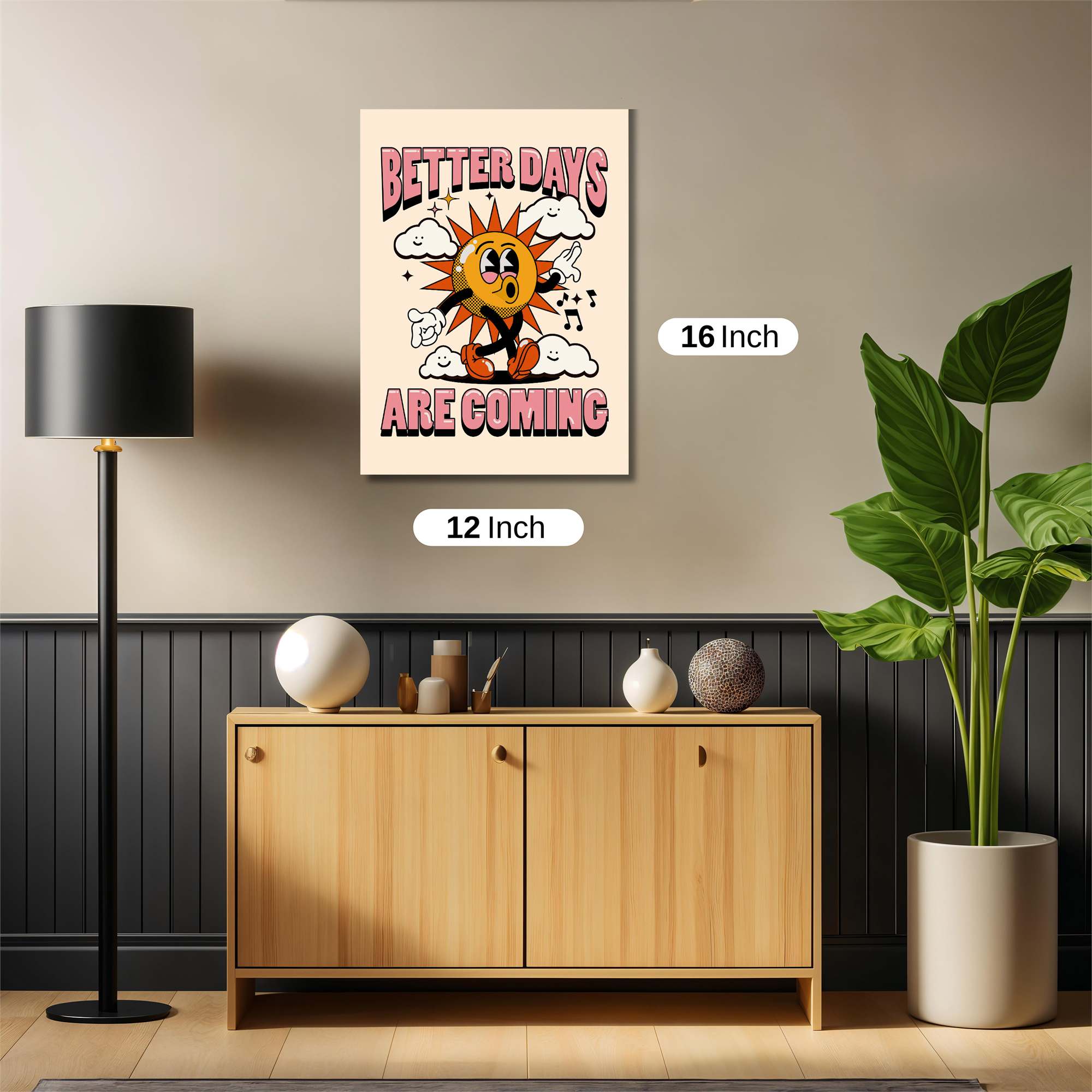 Sunny Optimism Safe Wall Magnetic / M