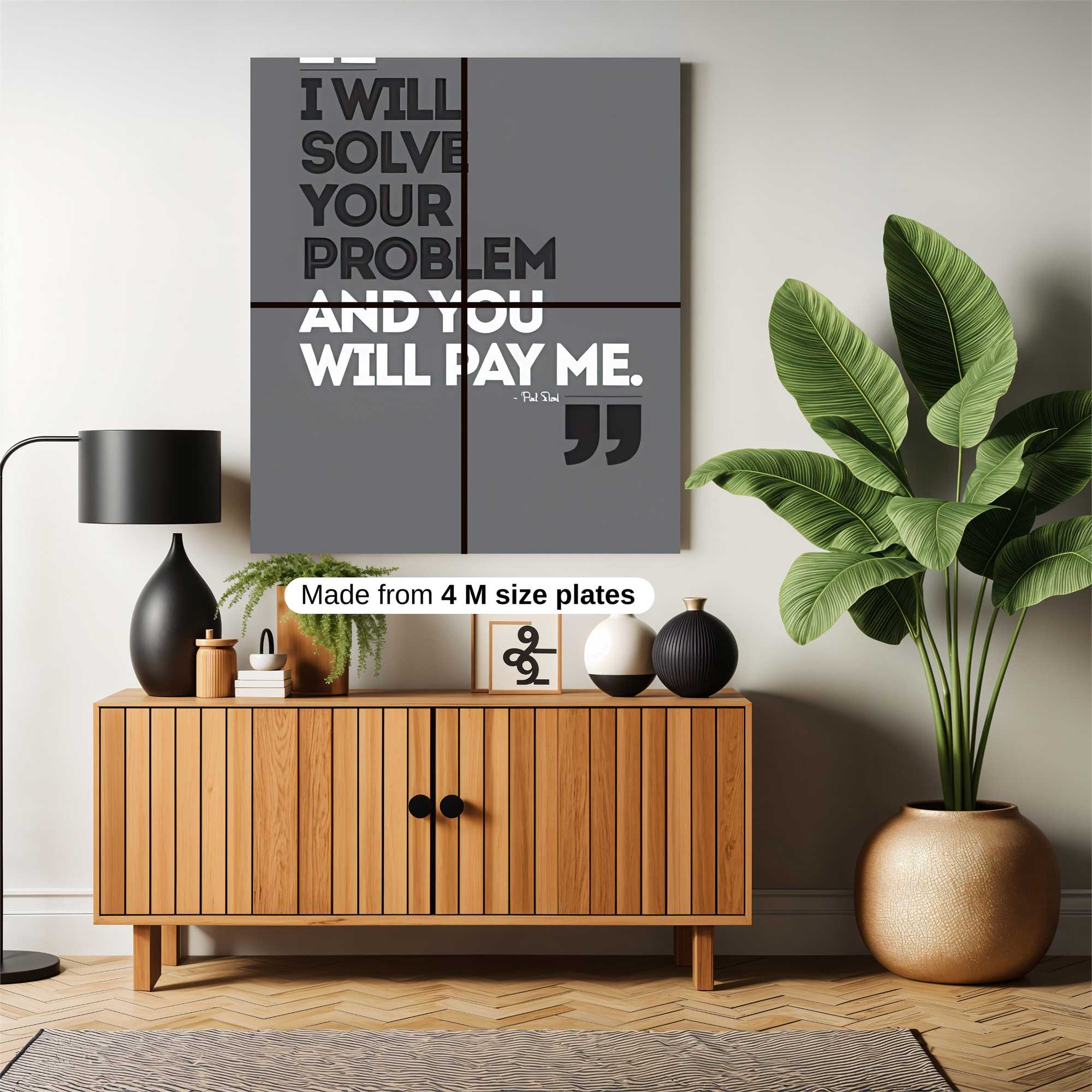 Quote Enigma Safe Wall Magnetic / M