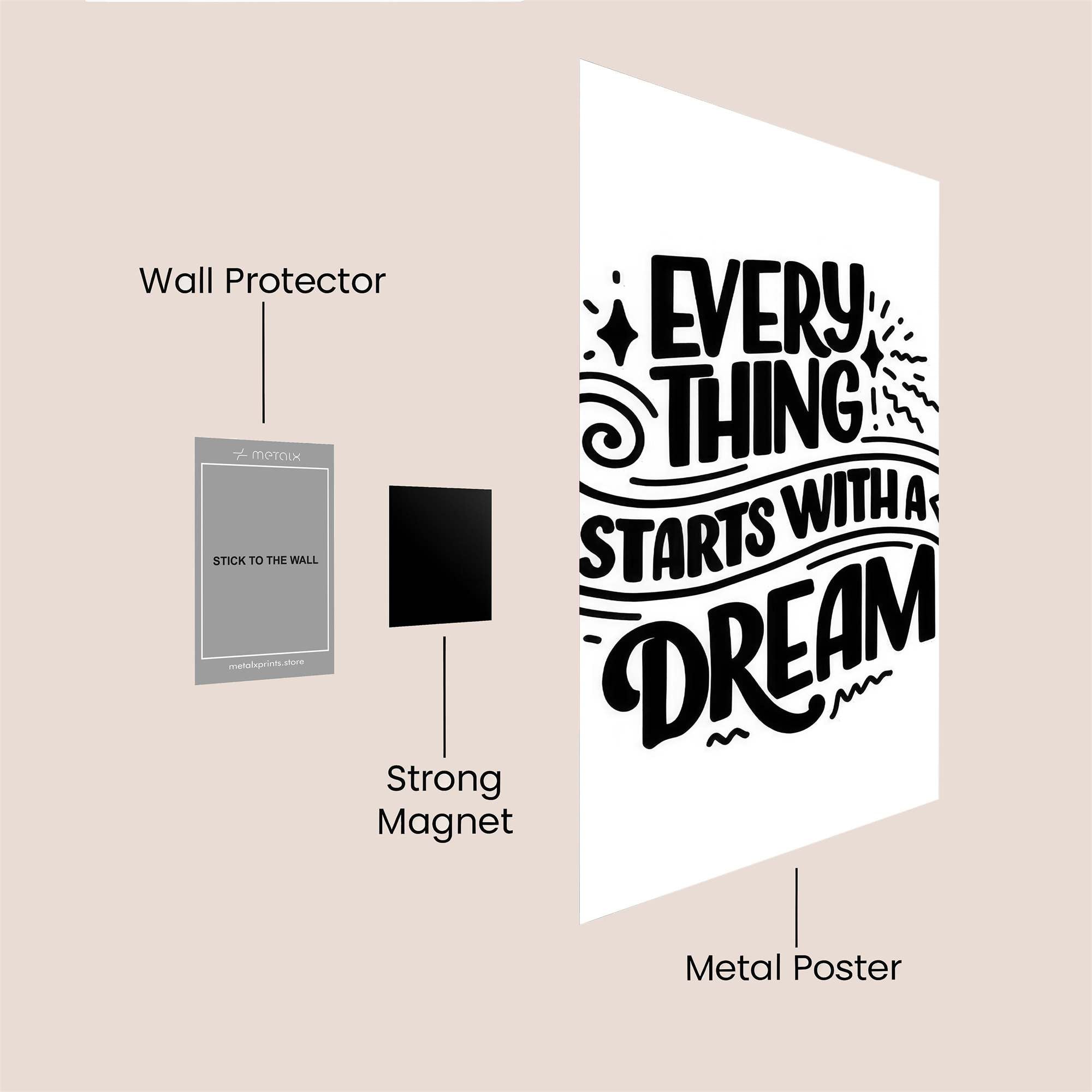 Dream Ignition Safe Wall Magnetic / M