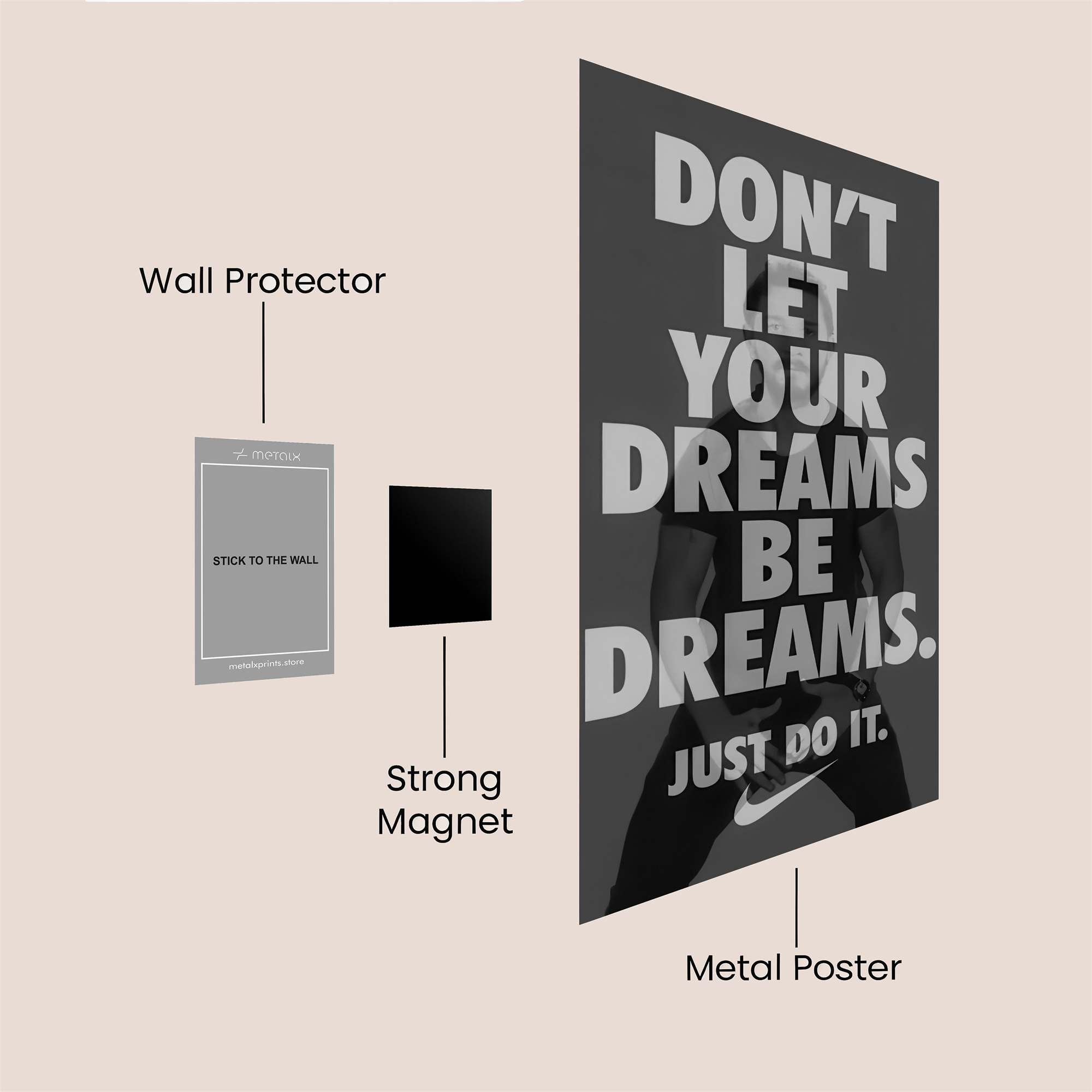 Dreams Ignite Safe Wall Magnetic / M