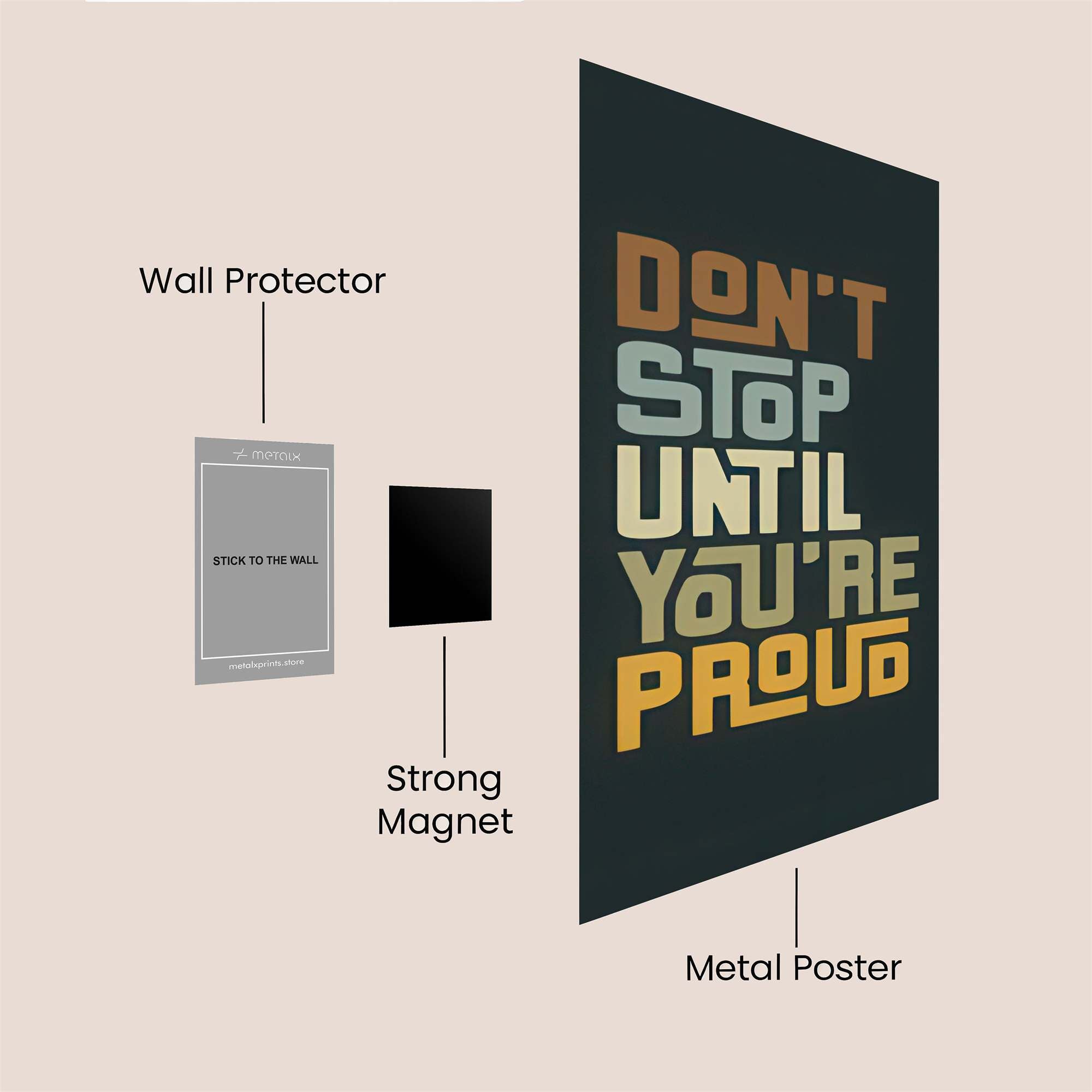 Pride Pursuit Safe Wall Magnetic / M